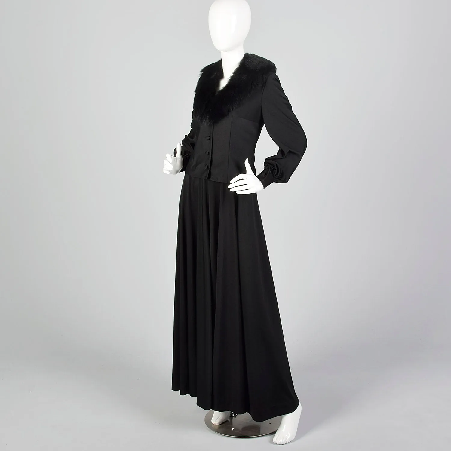 1970s Alfred Weber Palazzo Jumpsuit & Jacket
