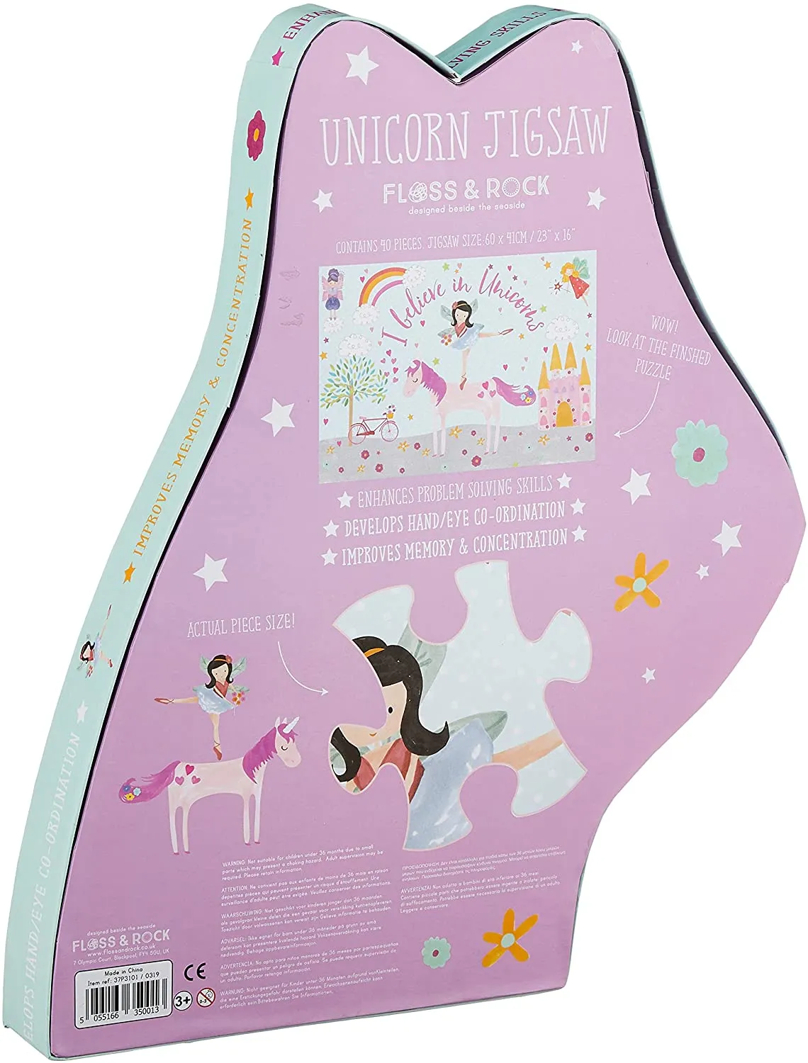 40 Piece Fairy Unicorn Puzzle