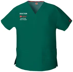 86706 RNSH Emergency Dickies Womens V-Neck Scrub Top