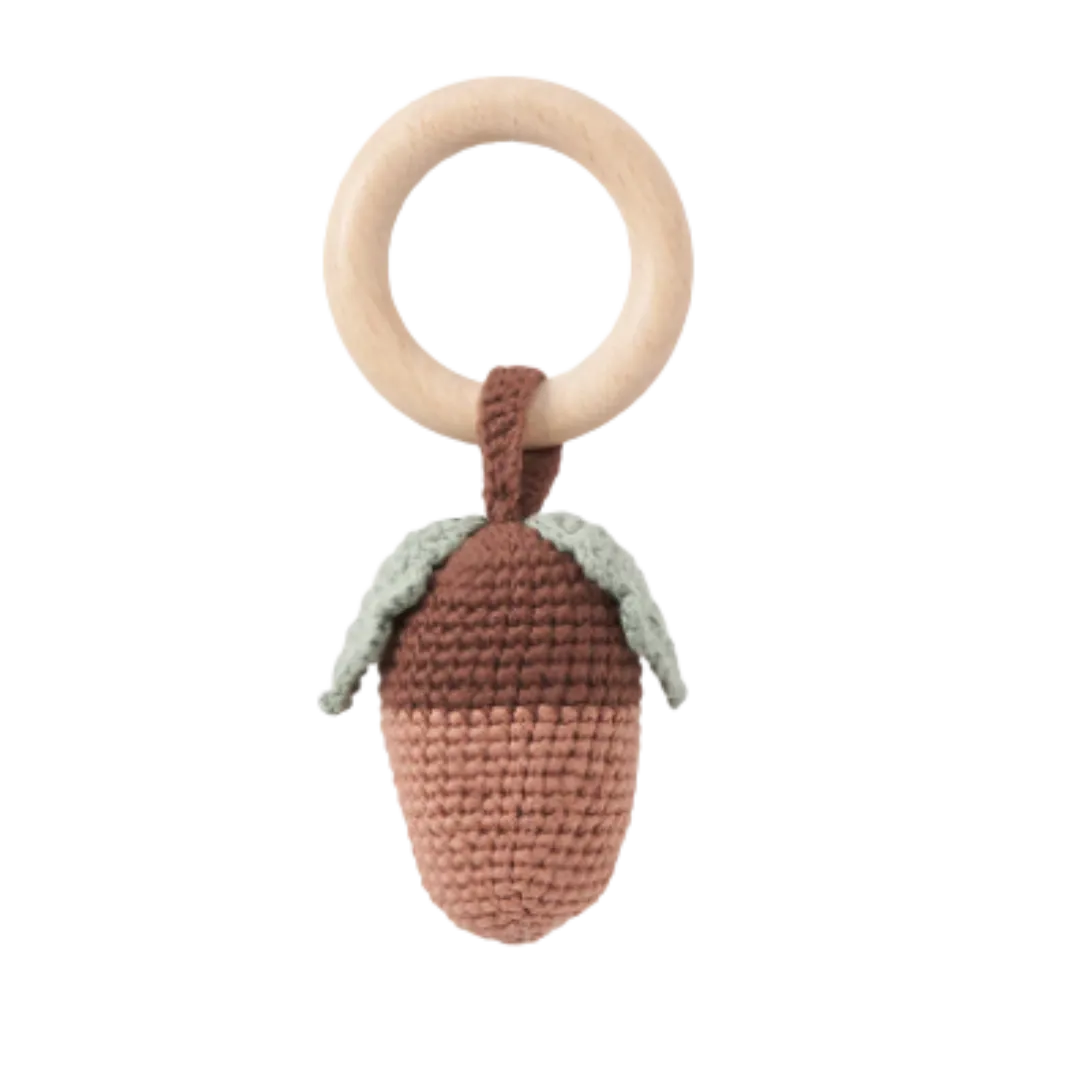 Acorn Ring Rattle