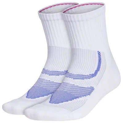 adidas Unisex Superlite Performance 2-Pack High Quarter Socks