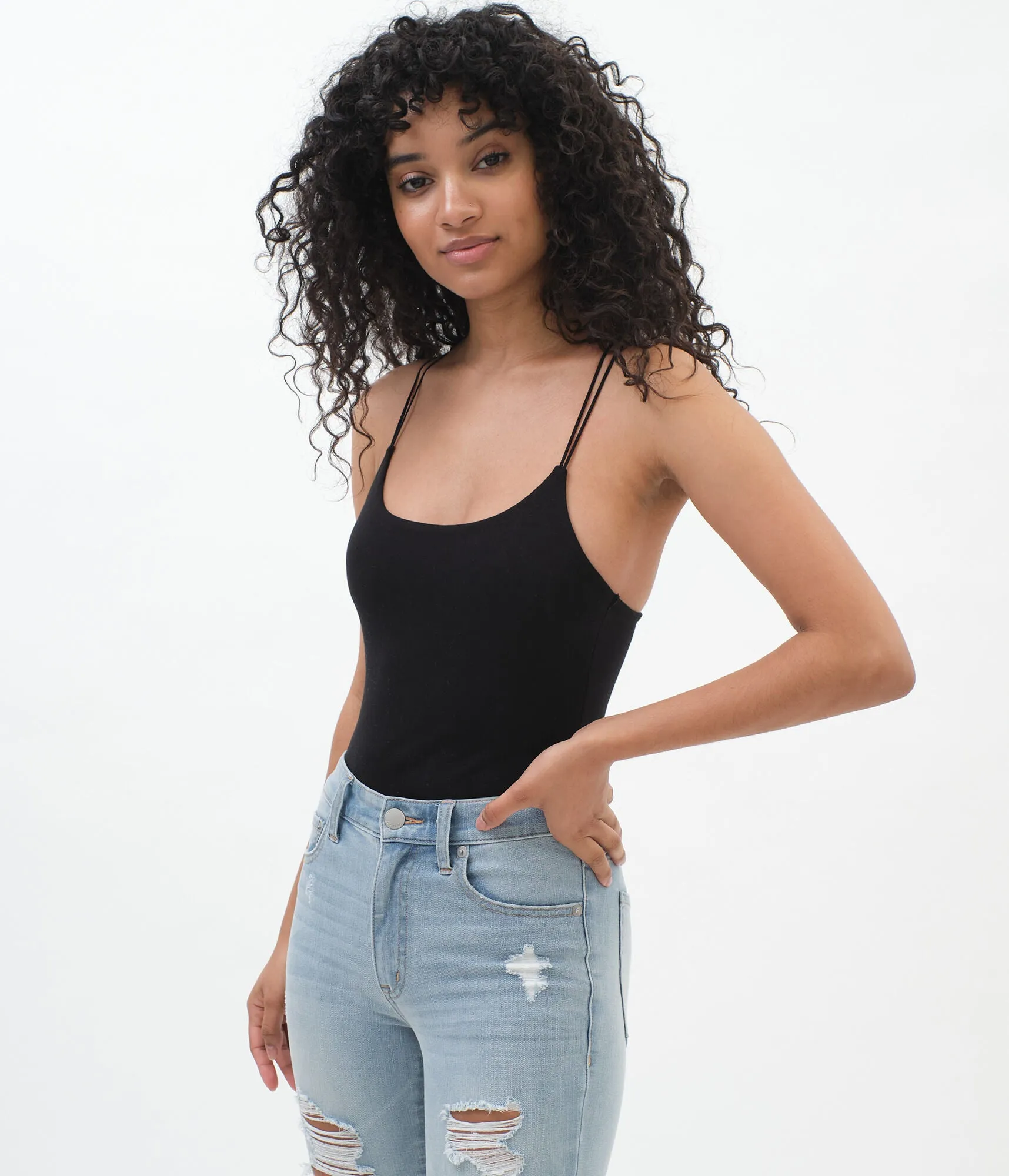 Aeropostale Strappy Crisscross Bodysuit***