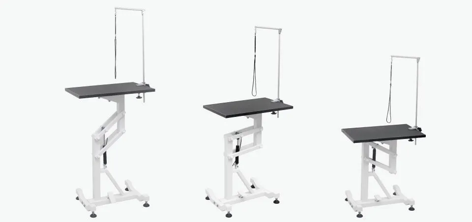 Air Lift Table 201 Square Black Top