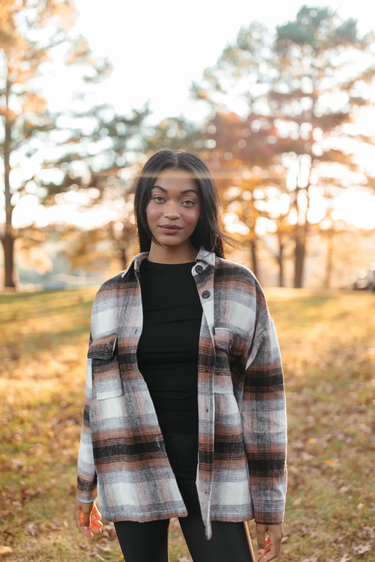 Alaina Plaid Shacket