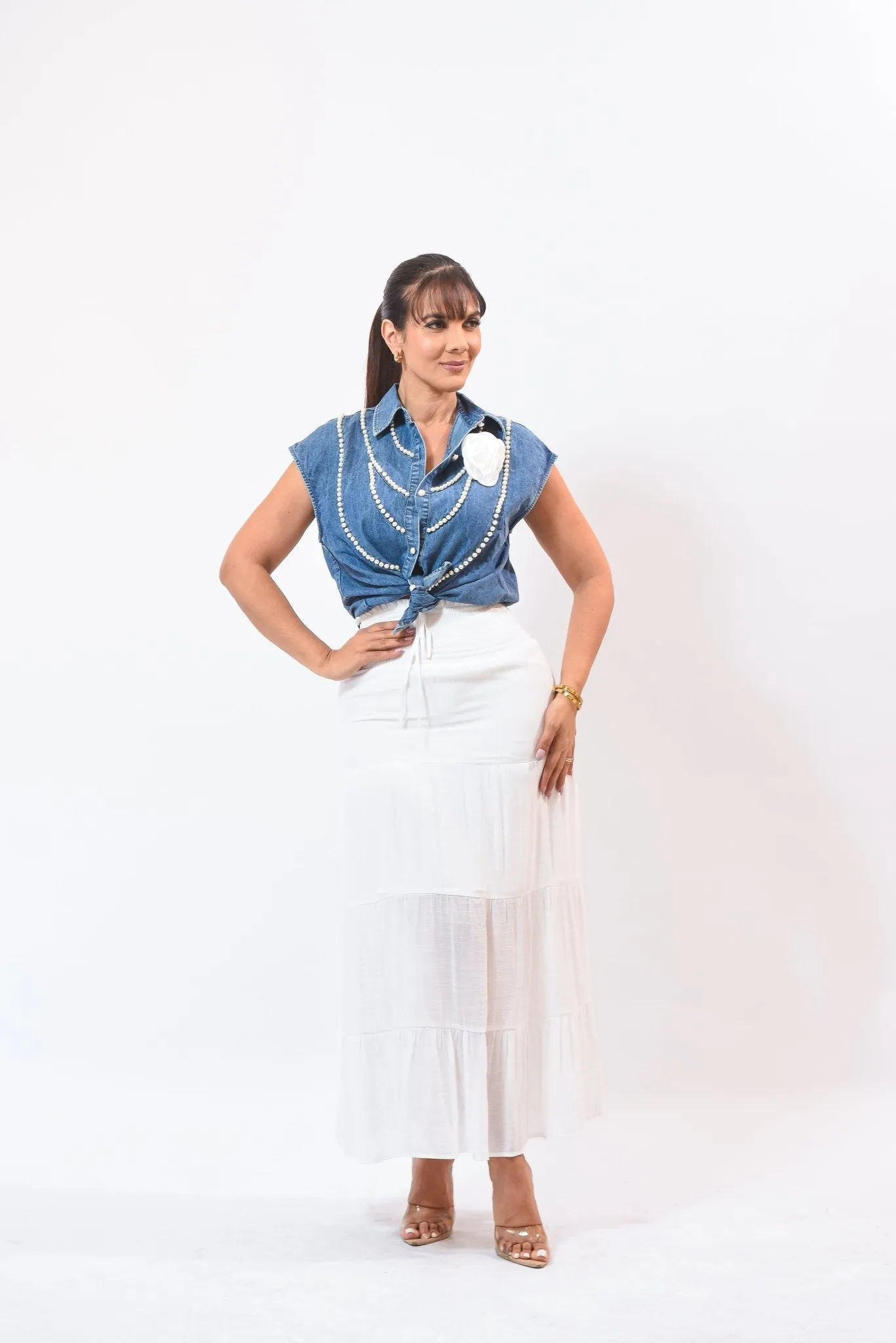 Another Pretty Skirt White