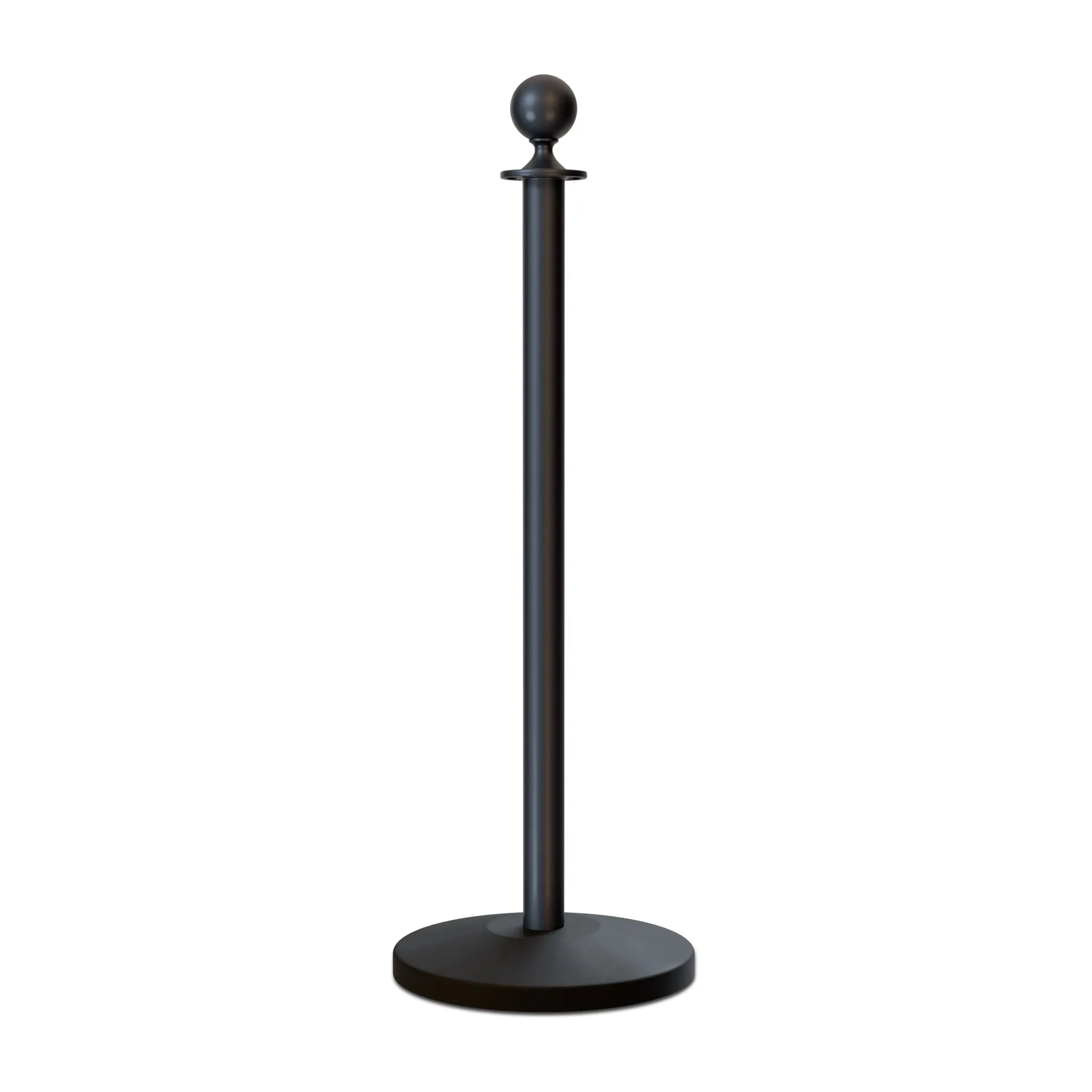 Ball Top Rope Stanchion with Sloped Base - Montour Line CLine