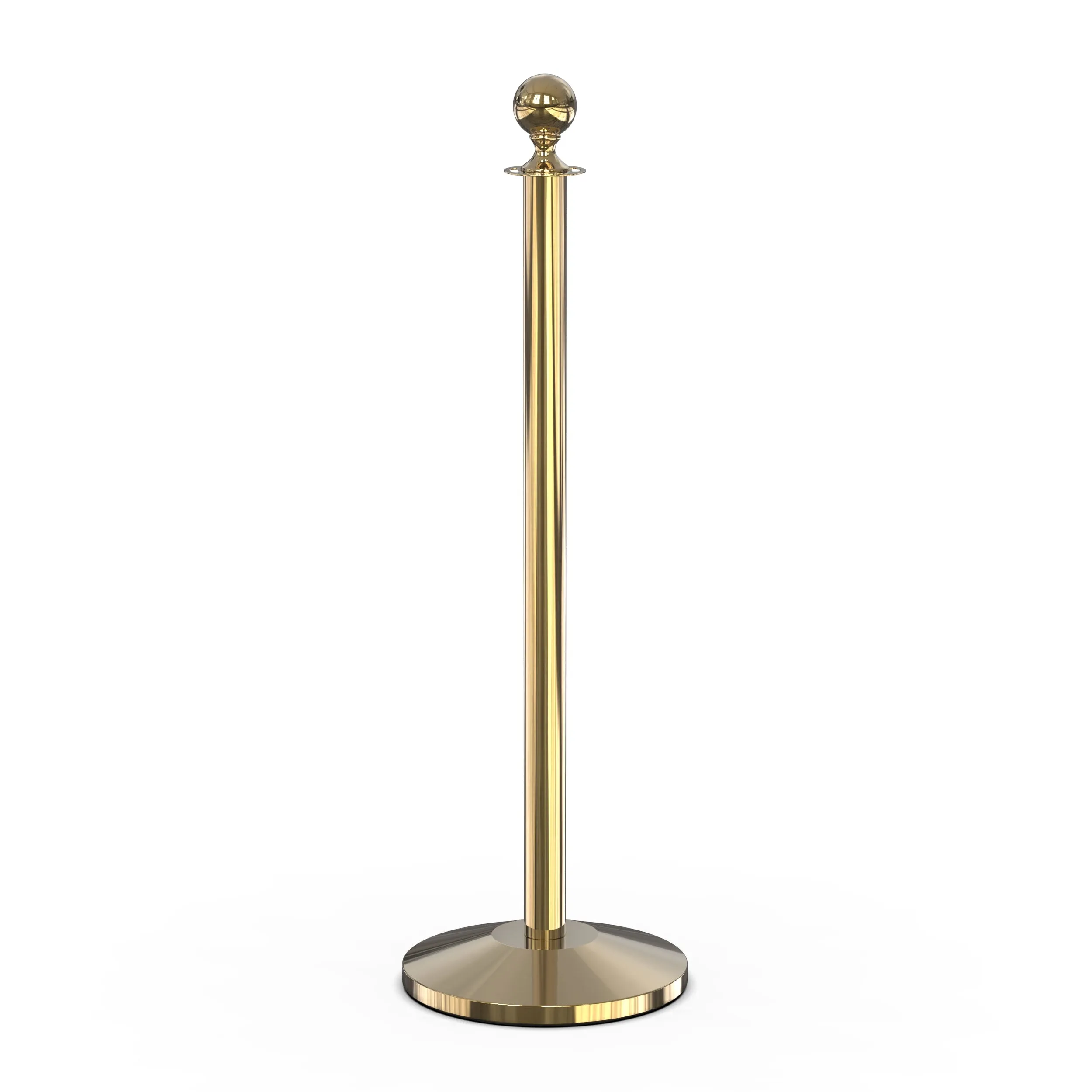 Ball Top Rope Stanchion with Sloped Base - Montour Line CLine