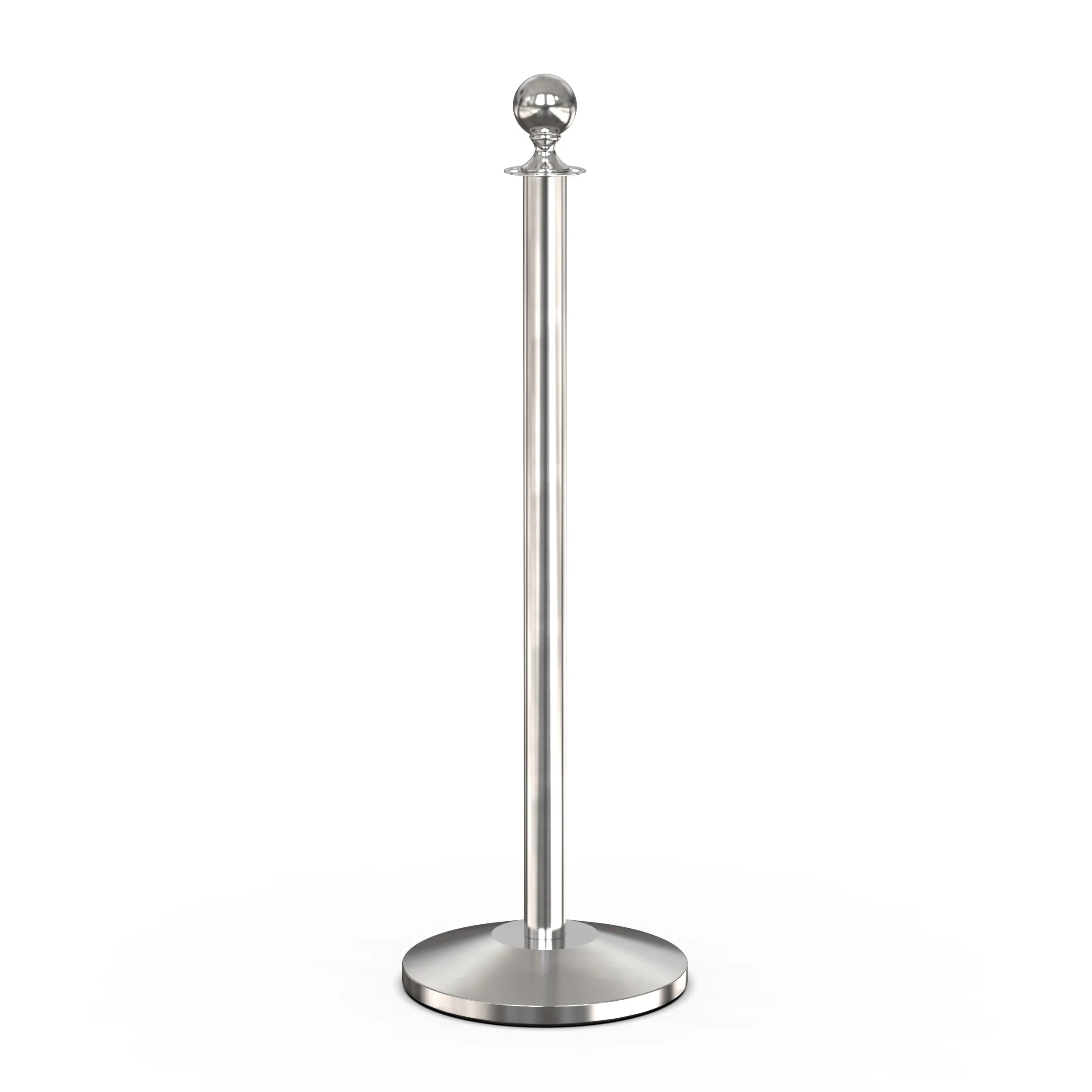 Ball Top Rope Stanchion with Sloped Base - Montour Line CLine