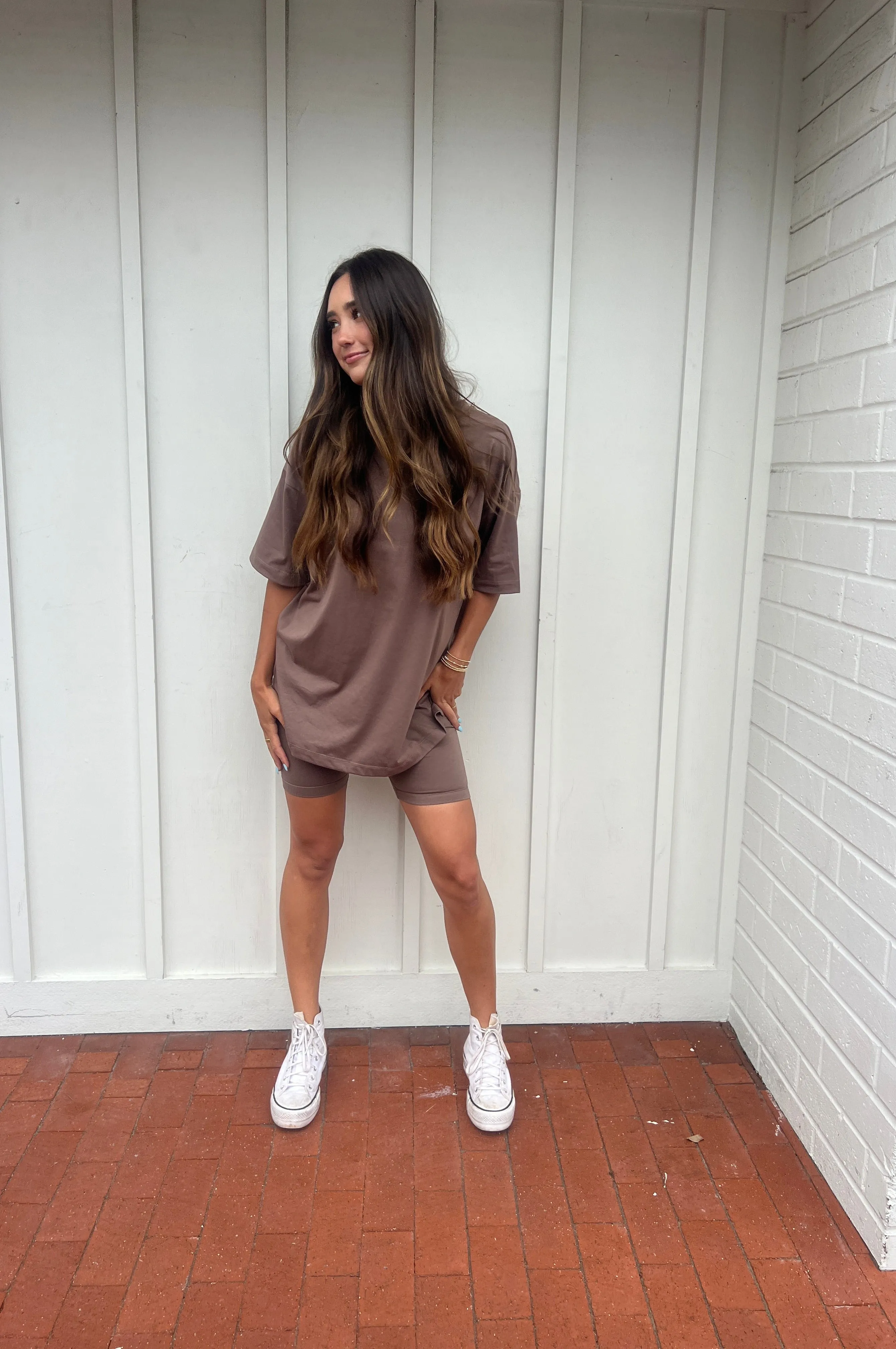 Beach Cruiser Casual Biker Short Set