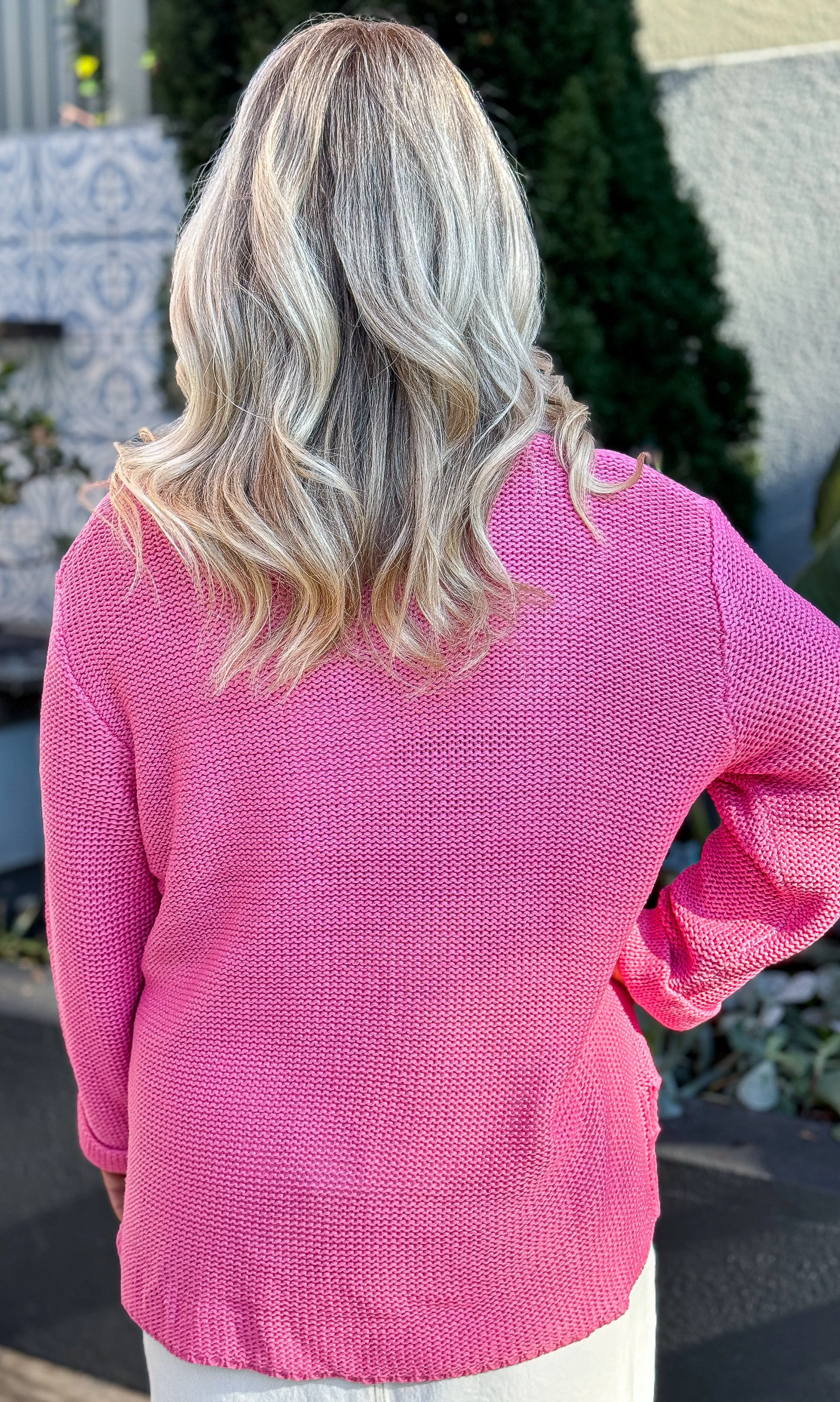 Bessie Knit - Bright Pink