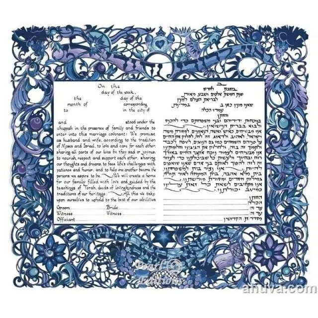 Birds Of Paradise Ketubah