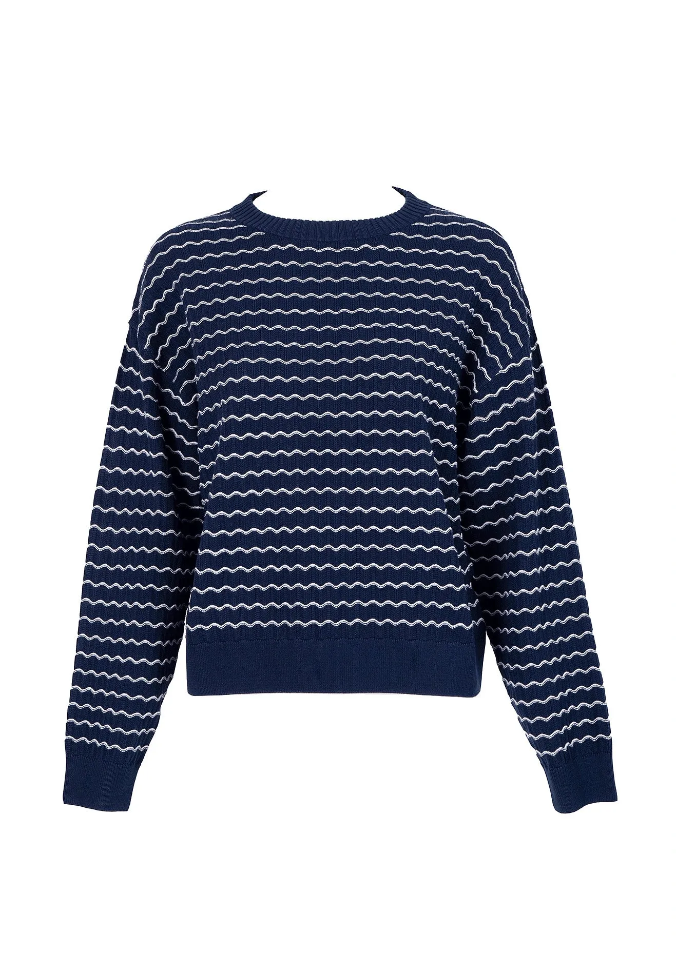 Bohemian Escape Waves Knit Top