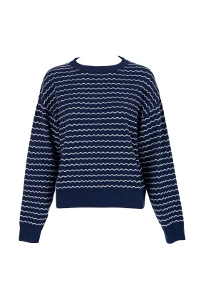 Bohemian Escape Waves Knit Top
