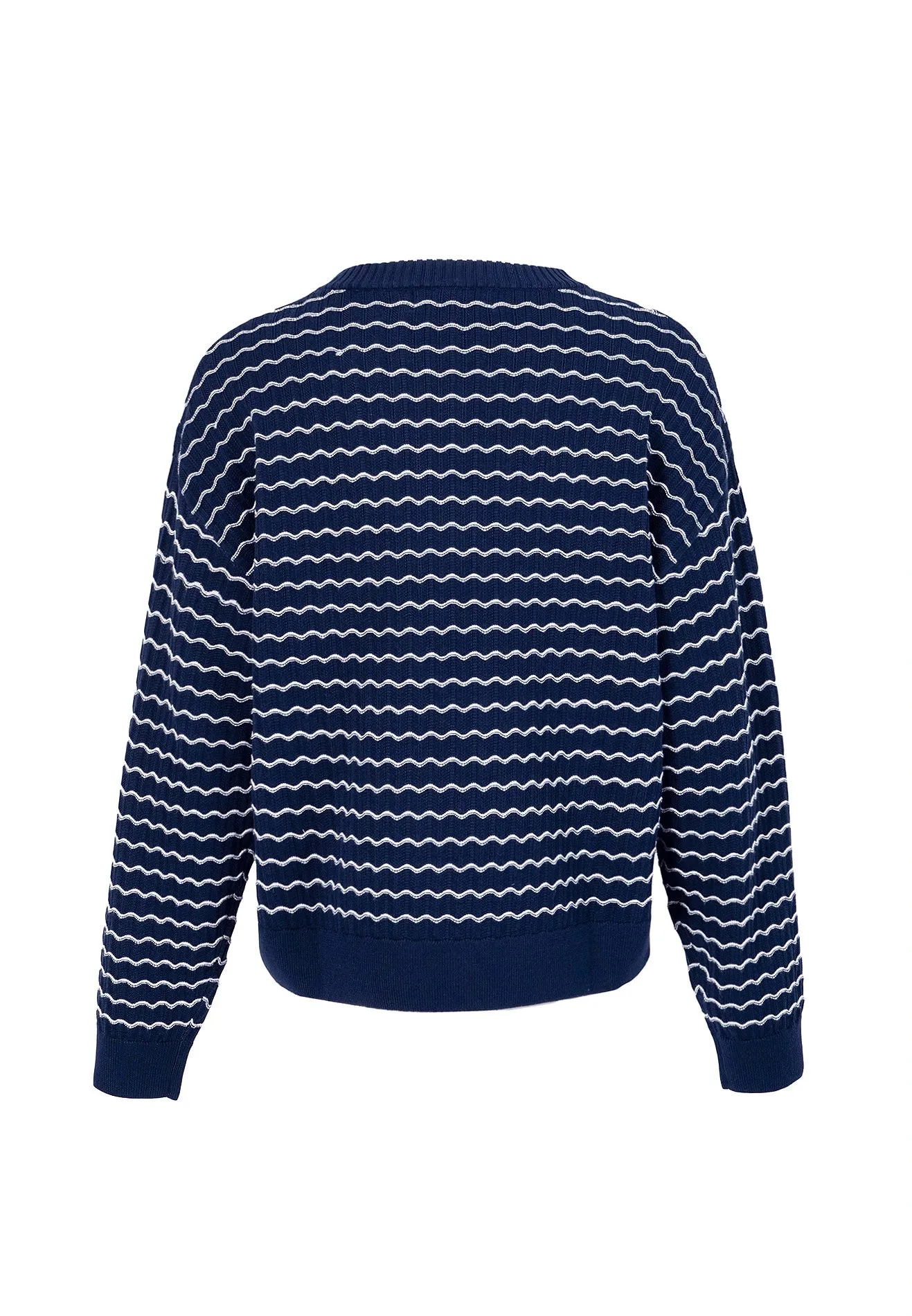 Bohemian Escape Waves Knit Top