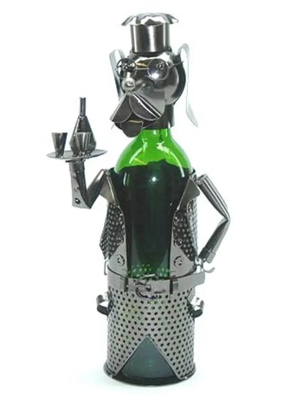 Bottle Holder Dog Waiter Metal Zb680
