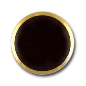 Brown Enamel Blazer Button