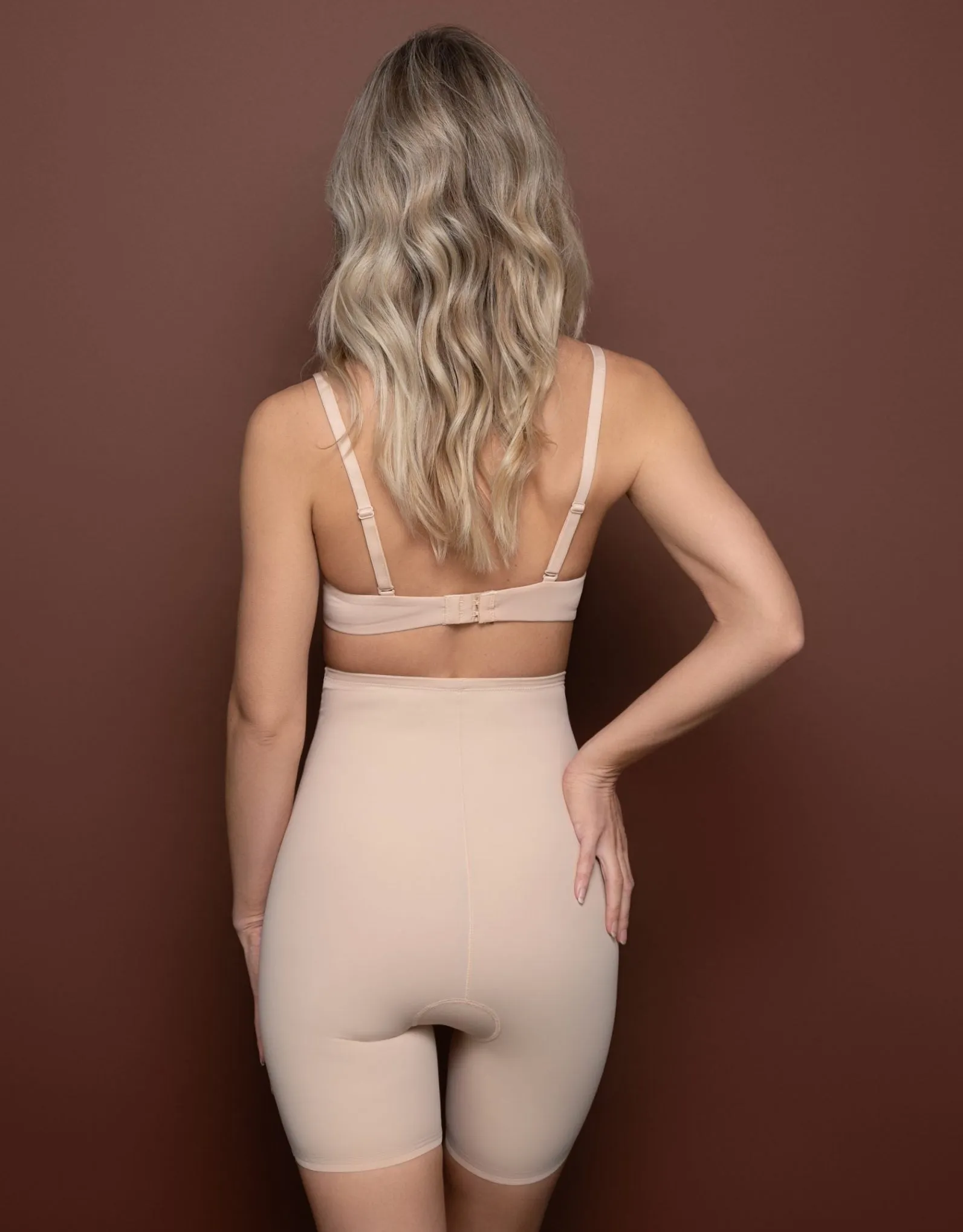 Bye Bra Sculpting High Waist Short - Beige
