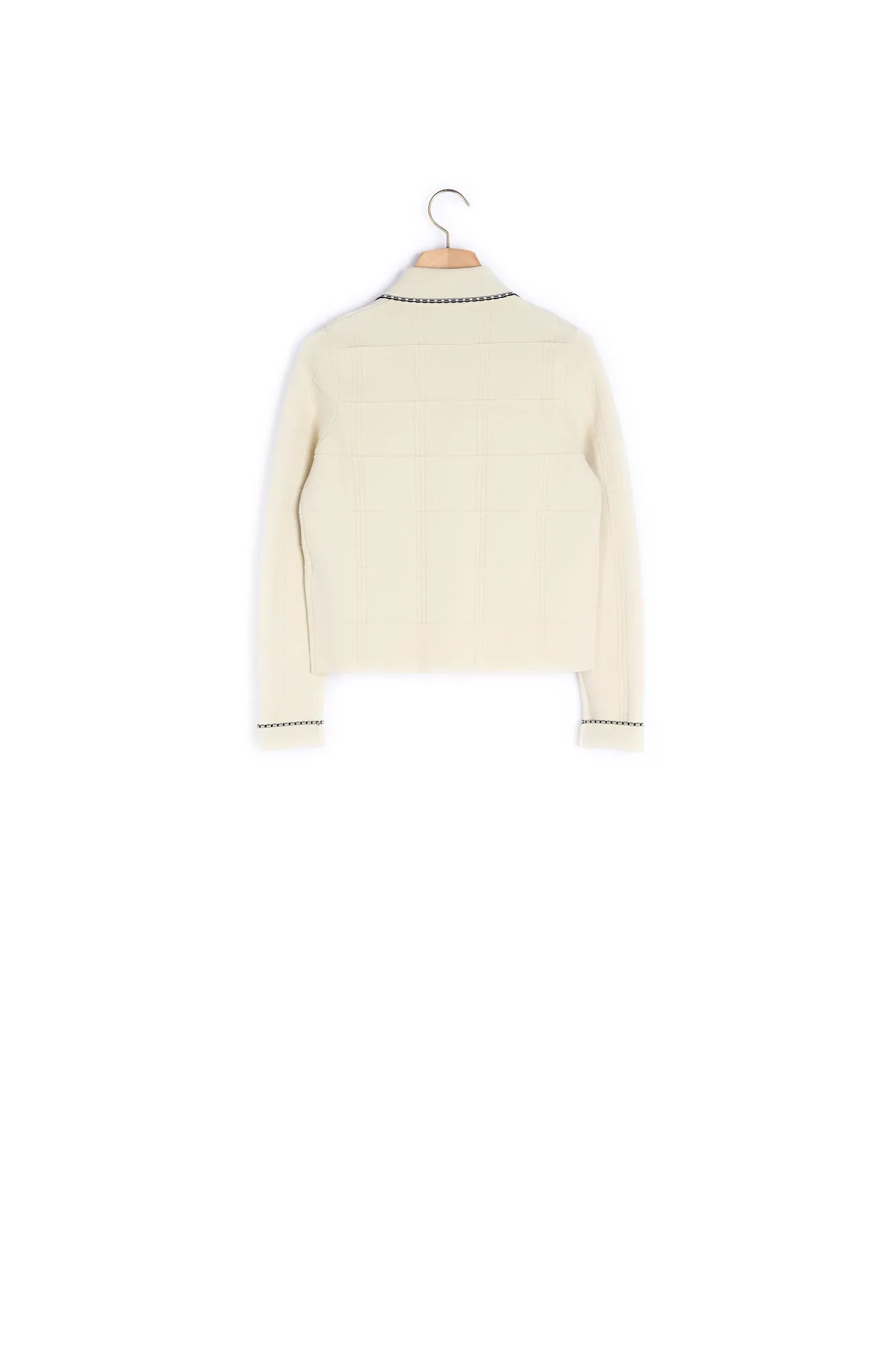 Cardigan façon chemise en maille