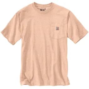 Carhartt Men's Short Sleeve Pocket T-Shirt_Pale Apricot Nep