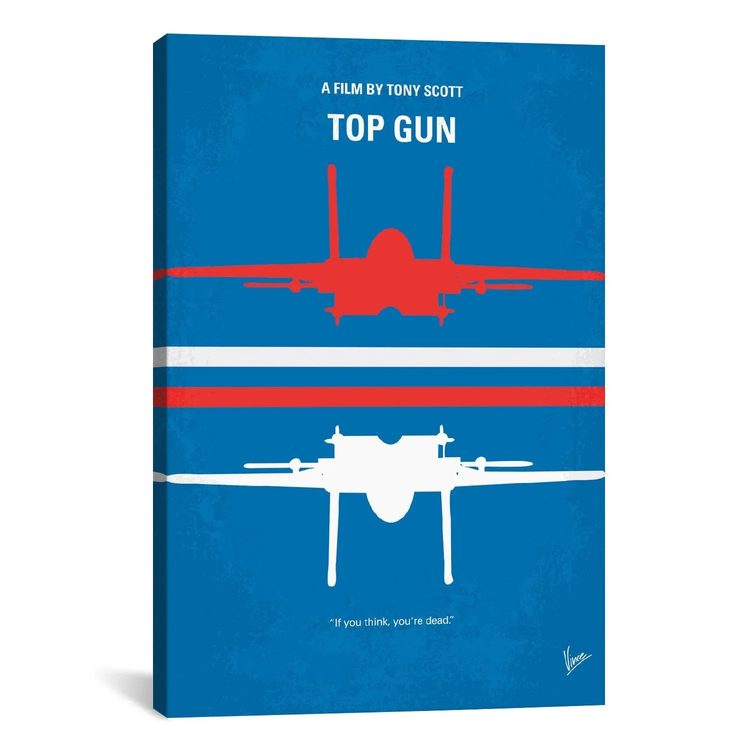 Chungkong TOP GUN MINIMAL MOVIE POSTER