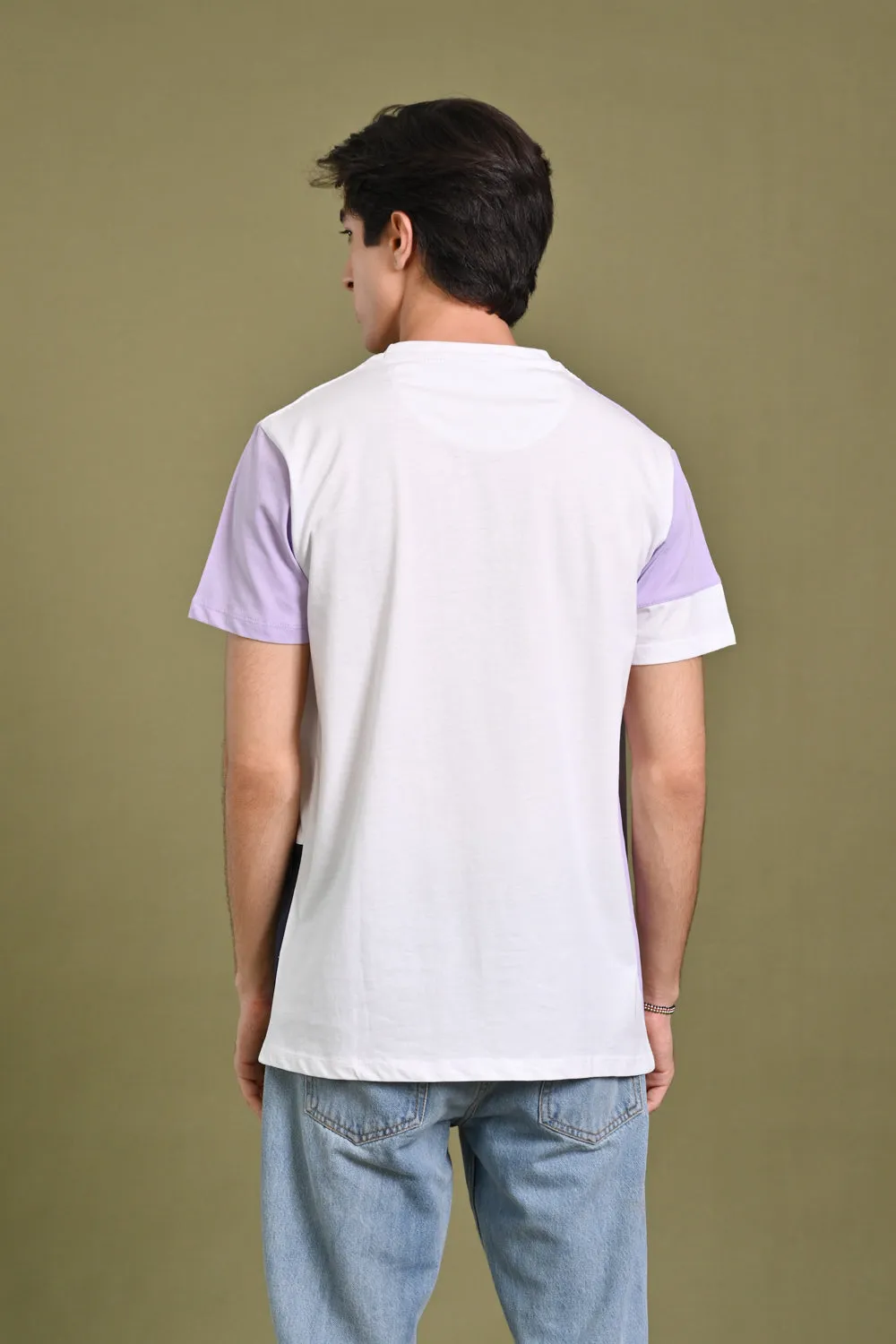 COLOR BLOCKING TEE