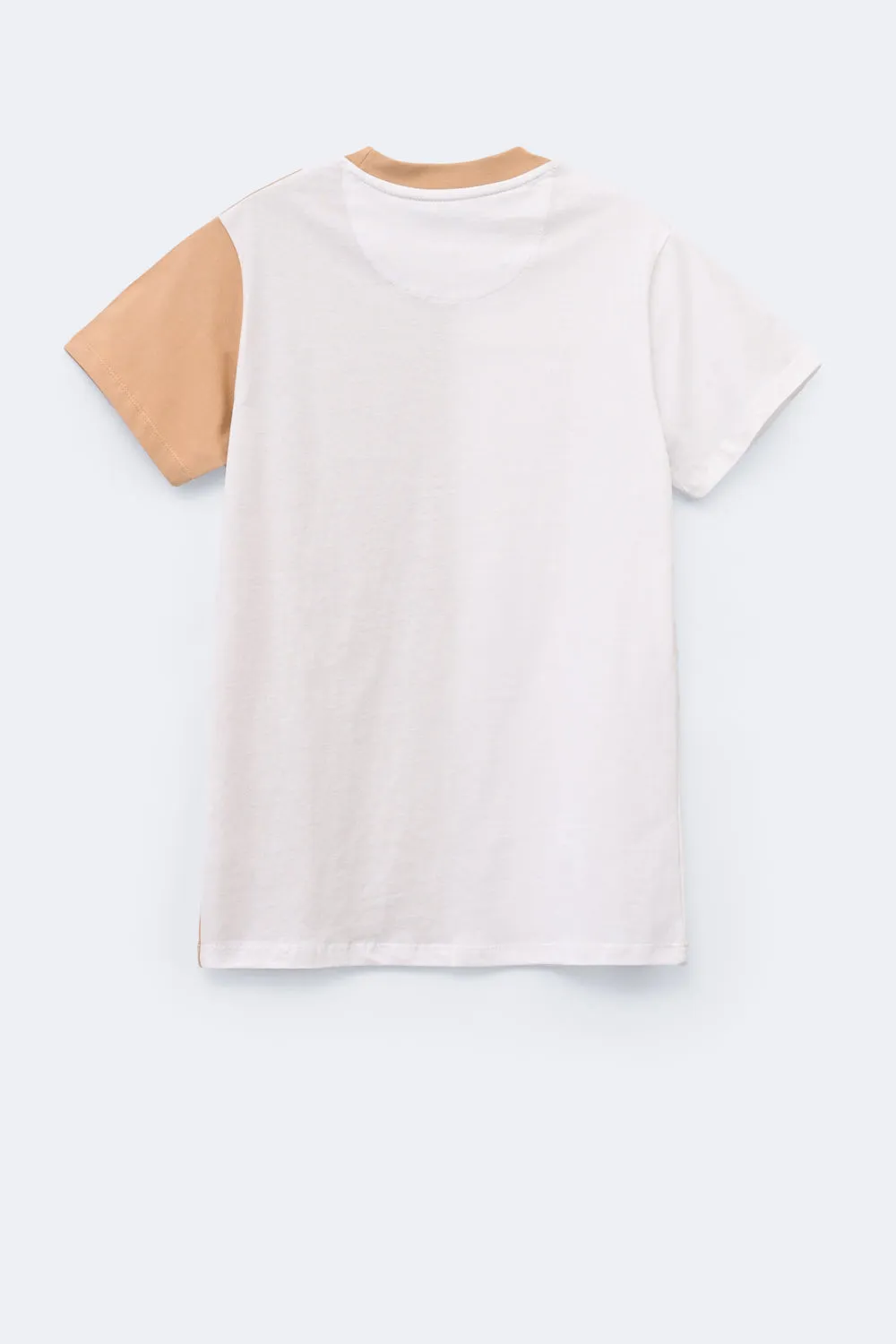 COLOR BLOCKING TEE