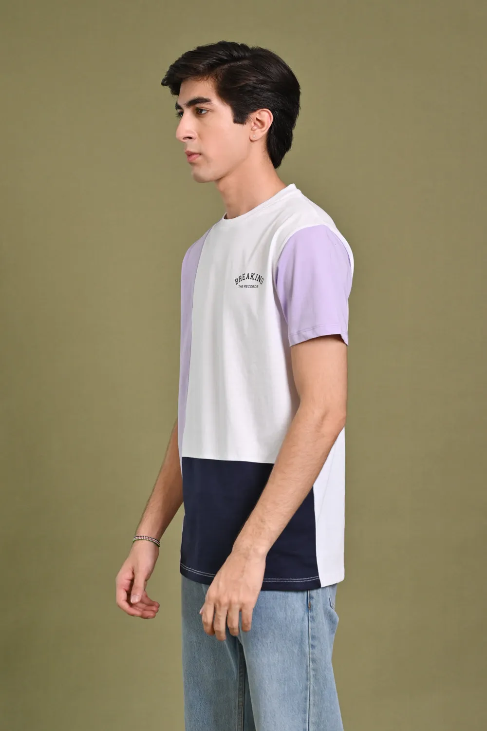 COLOR BLOCKING TEE