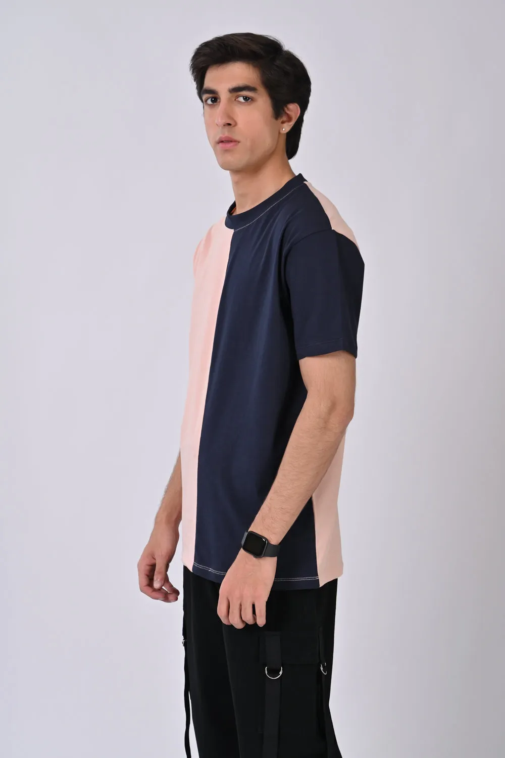 COLOR BLOCKING TEE