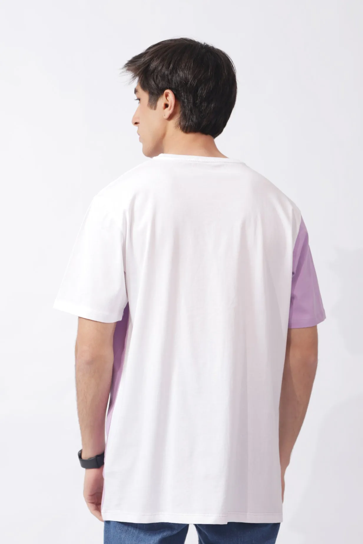COLOR BLOCKING TEE