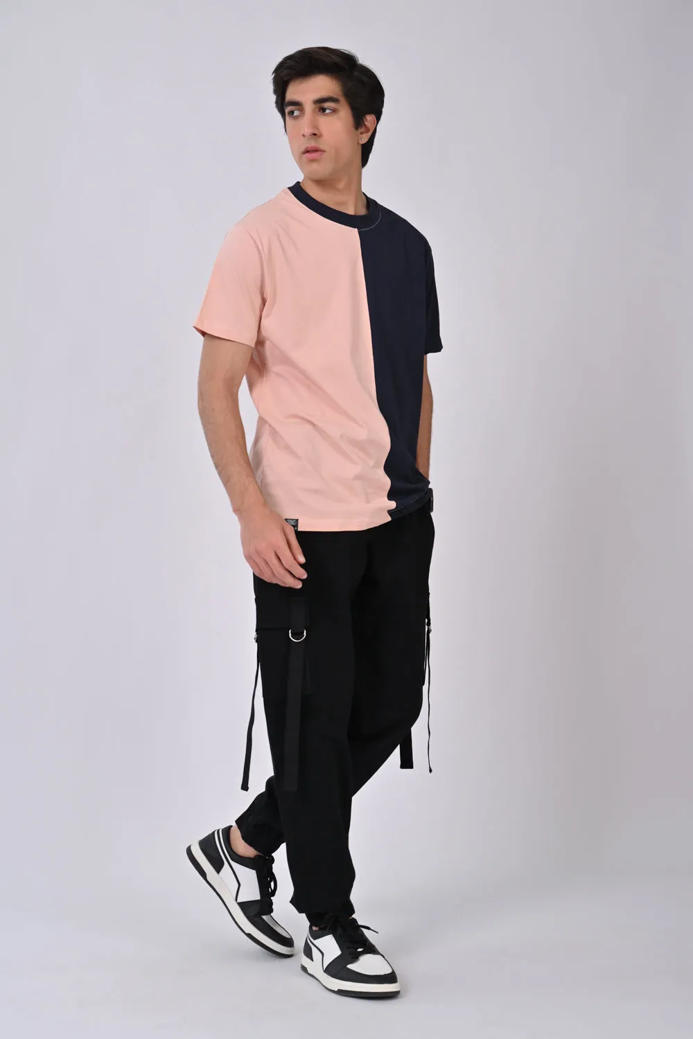 COLOR BLOCKING TEE