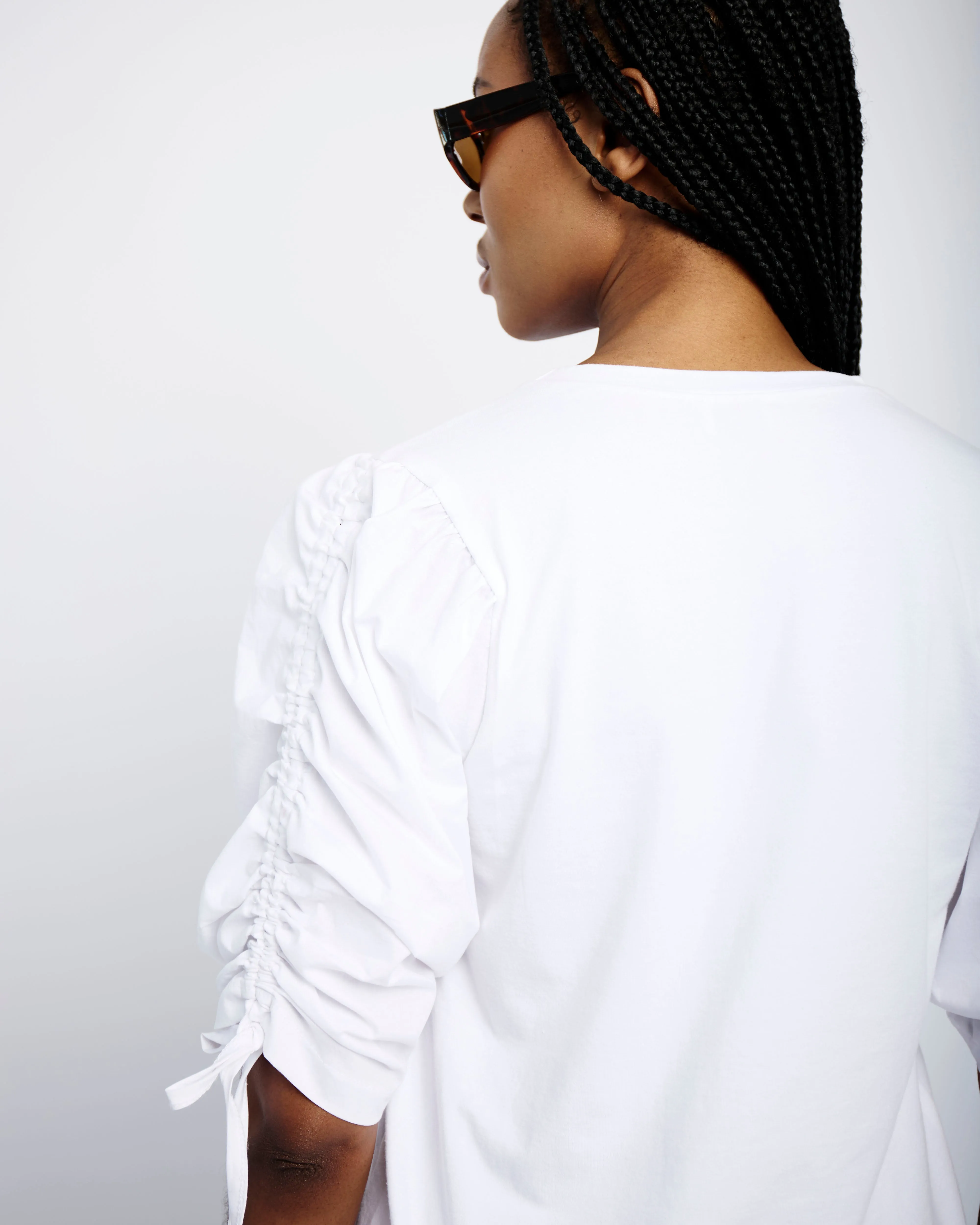 Combo Tee Knit and Woven