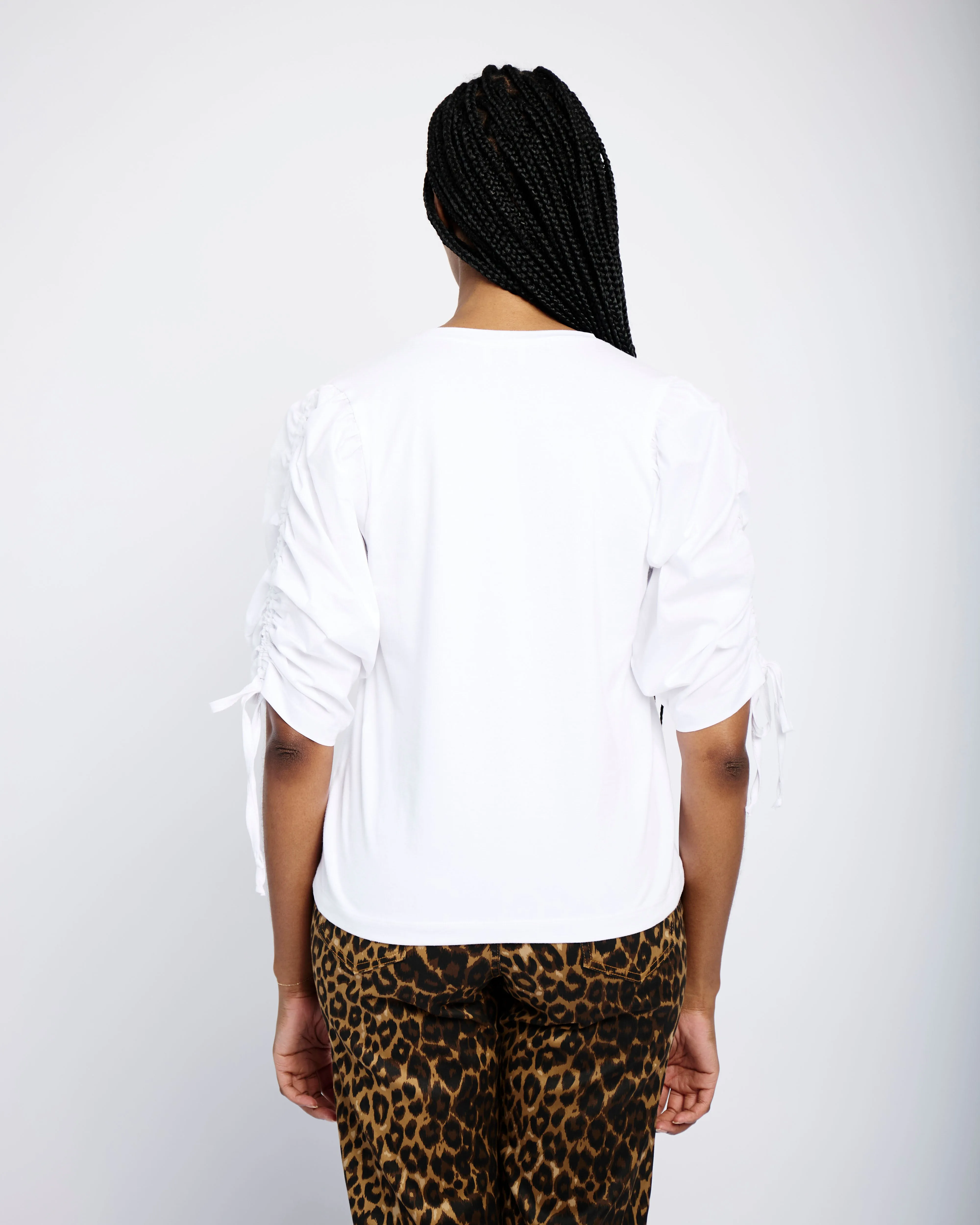 Combo Tee Knit and Woven