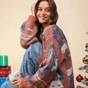 Country Roads Aztec Cardigan