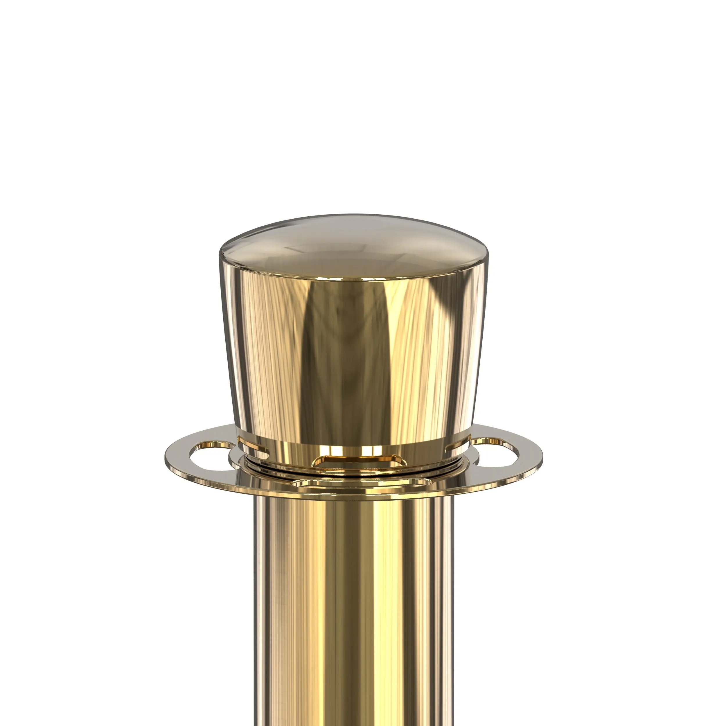 Crown Top Rope Stanchion with Sloped Base - Montour Line CLine