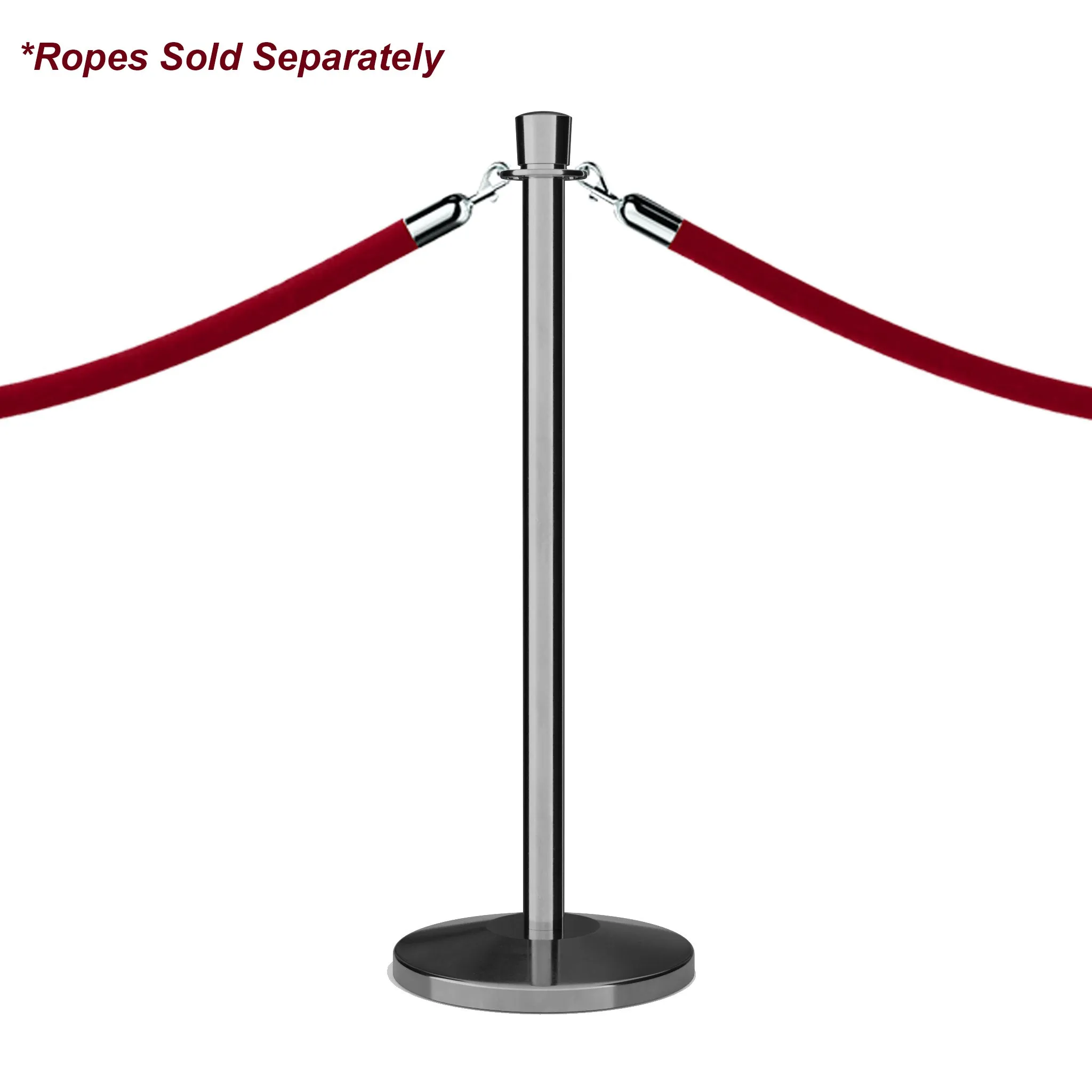 Crown Top Rope Stanchion with Sloped Base - Montour Line CLine