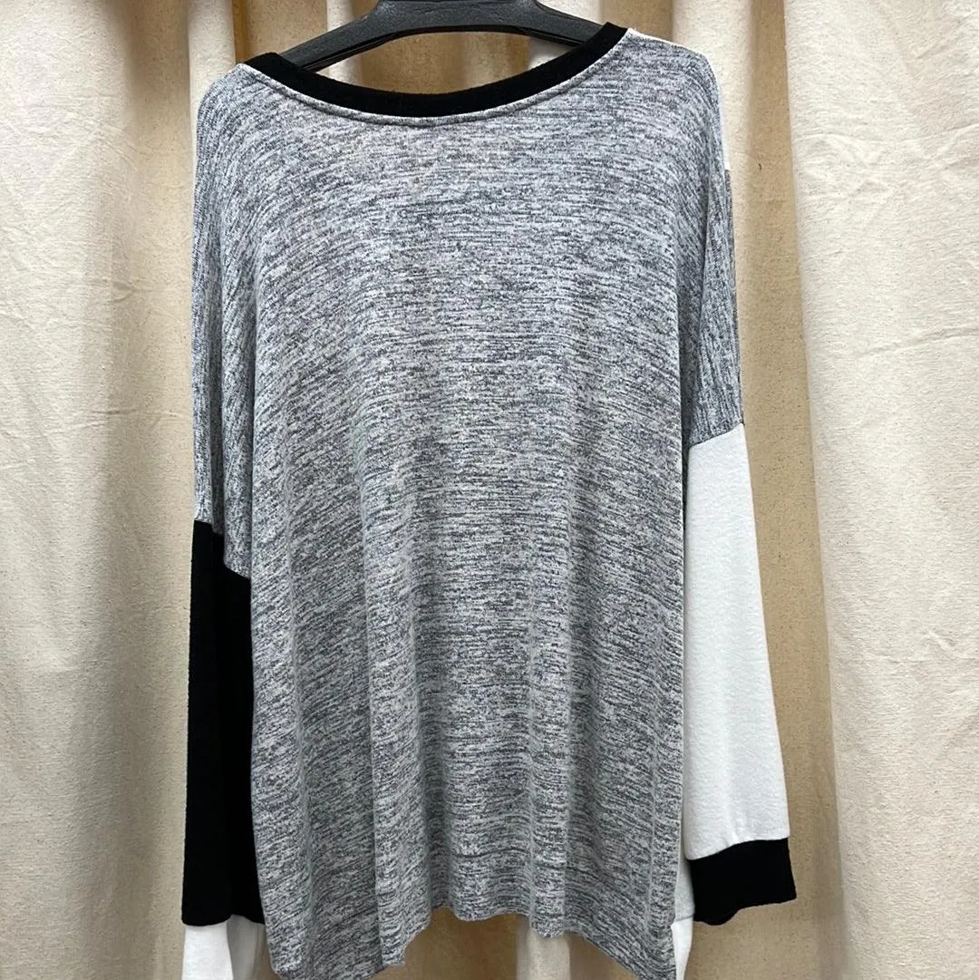 Cubism color block top 397-13777