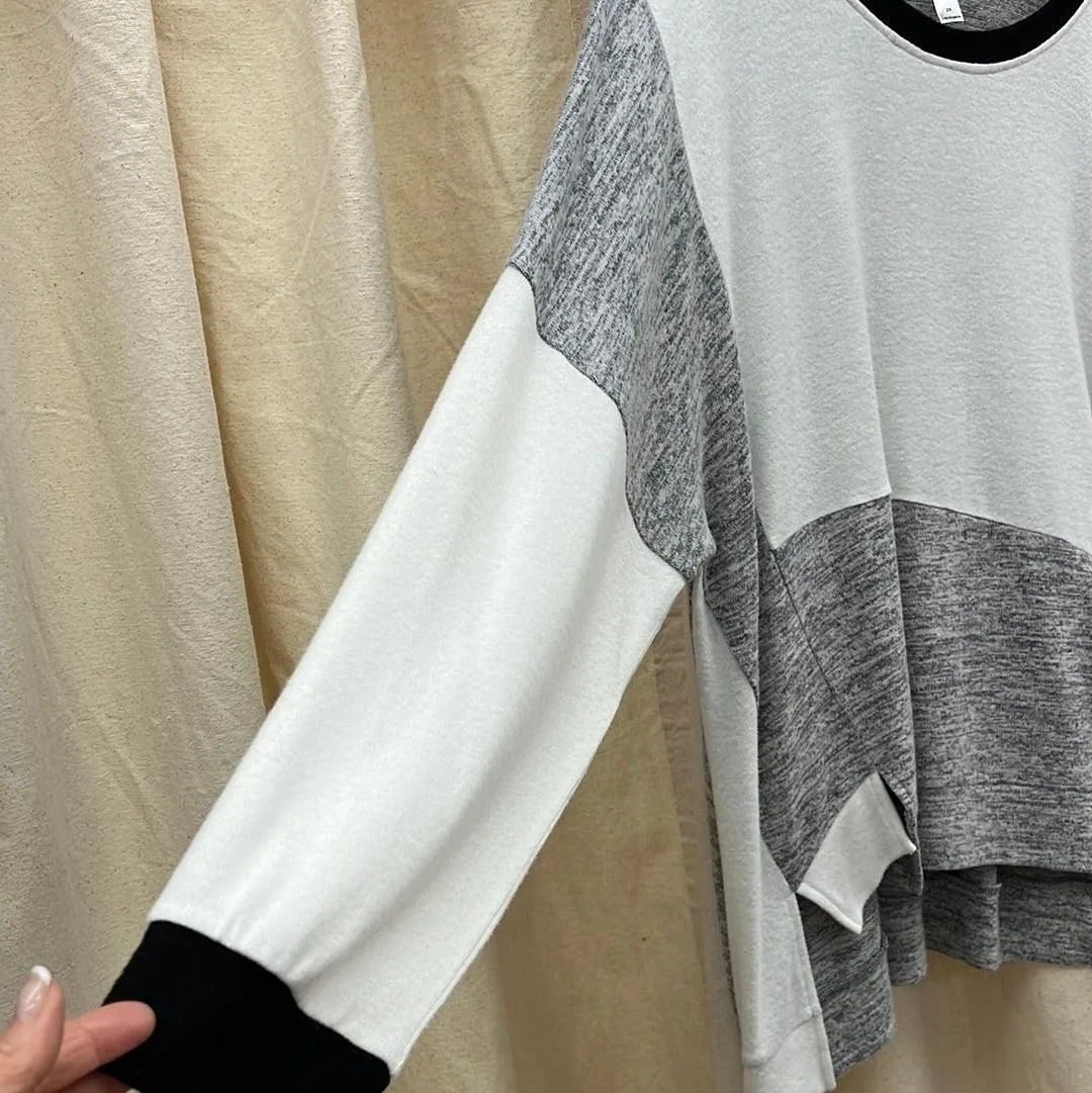 Cubism color block top 397-13777