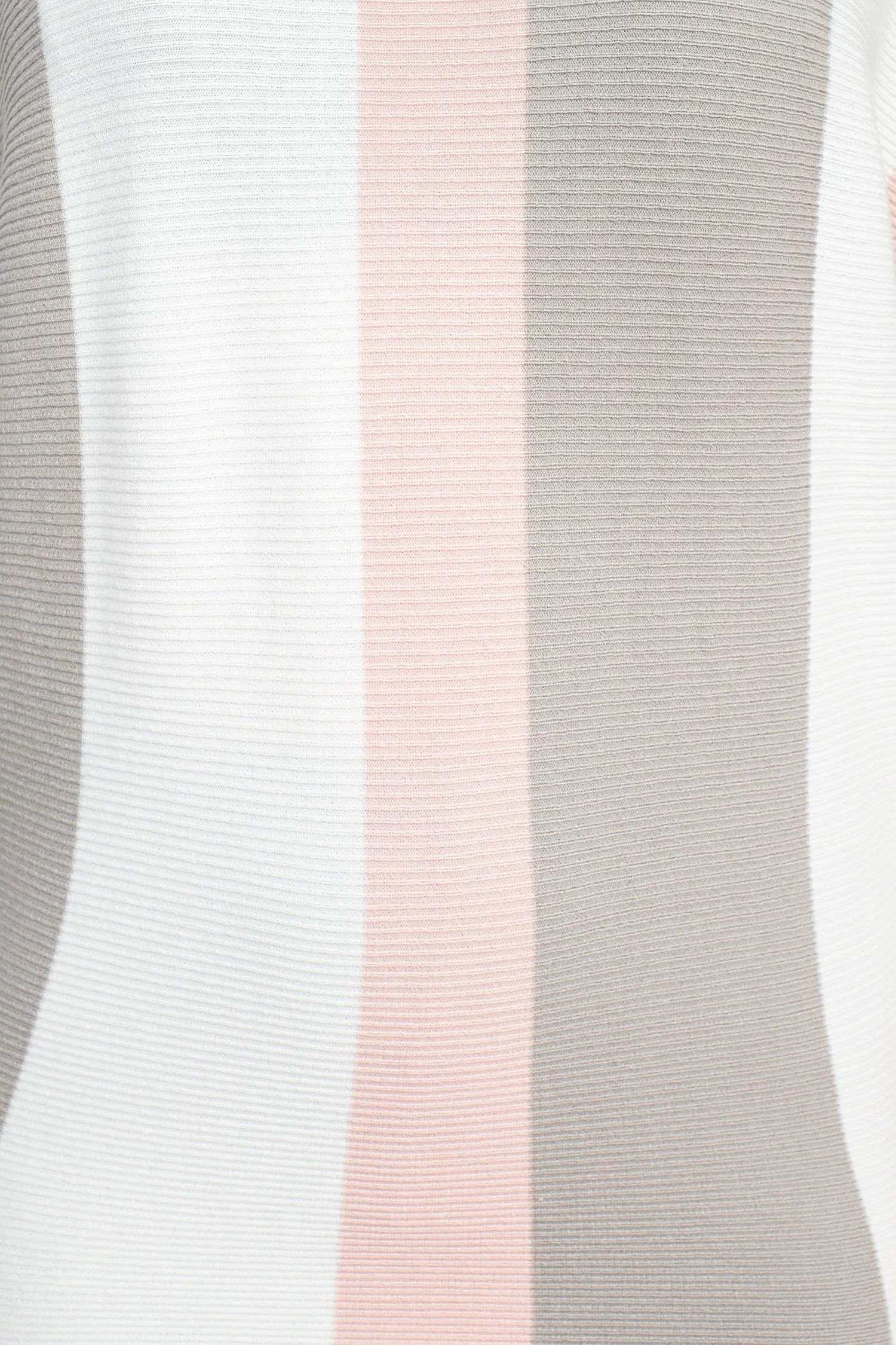 Cyrus Boat Neck 3/4 Sleeve Multi Color Knit Top