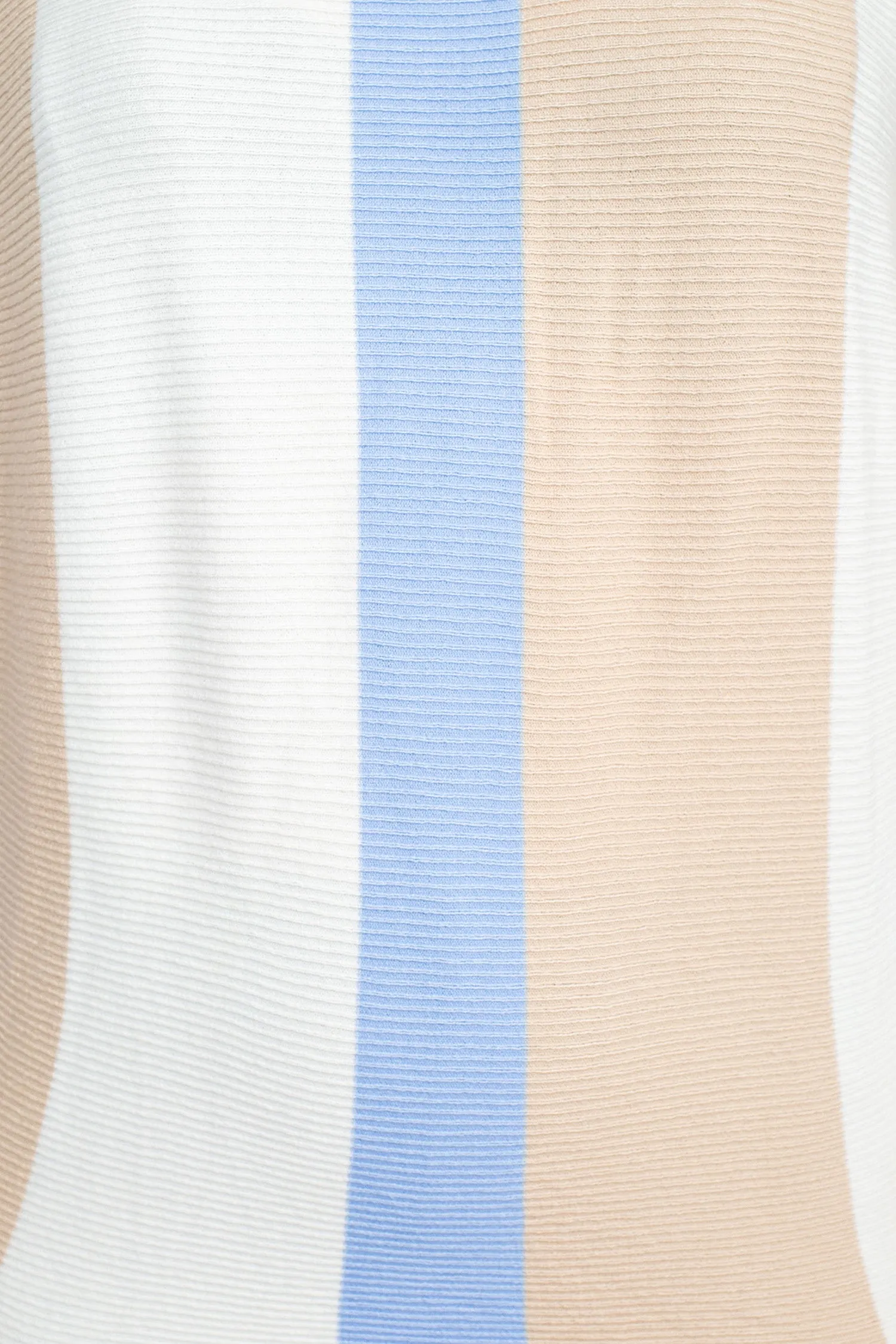 Cyrus Boat Neck 3/4 Sleeve Multi Color Knit Top