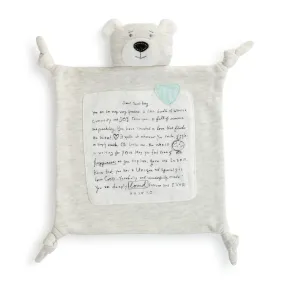 Demdaco Sweet Boy Bear Blankie