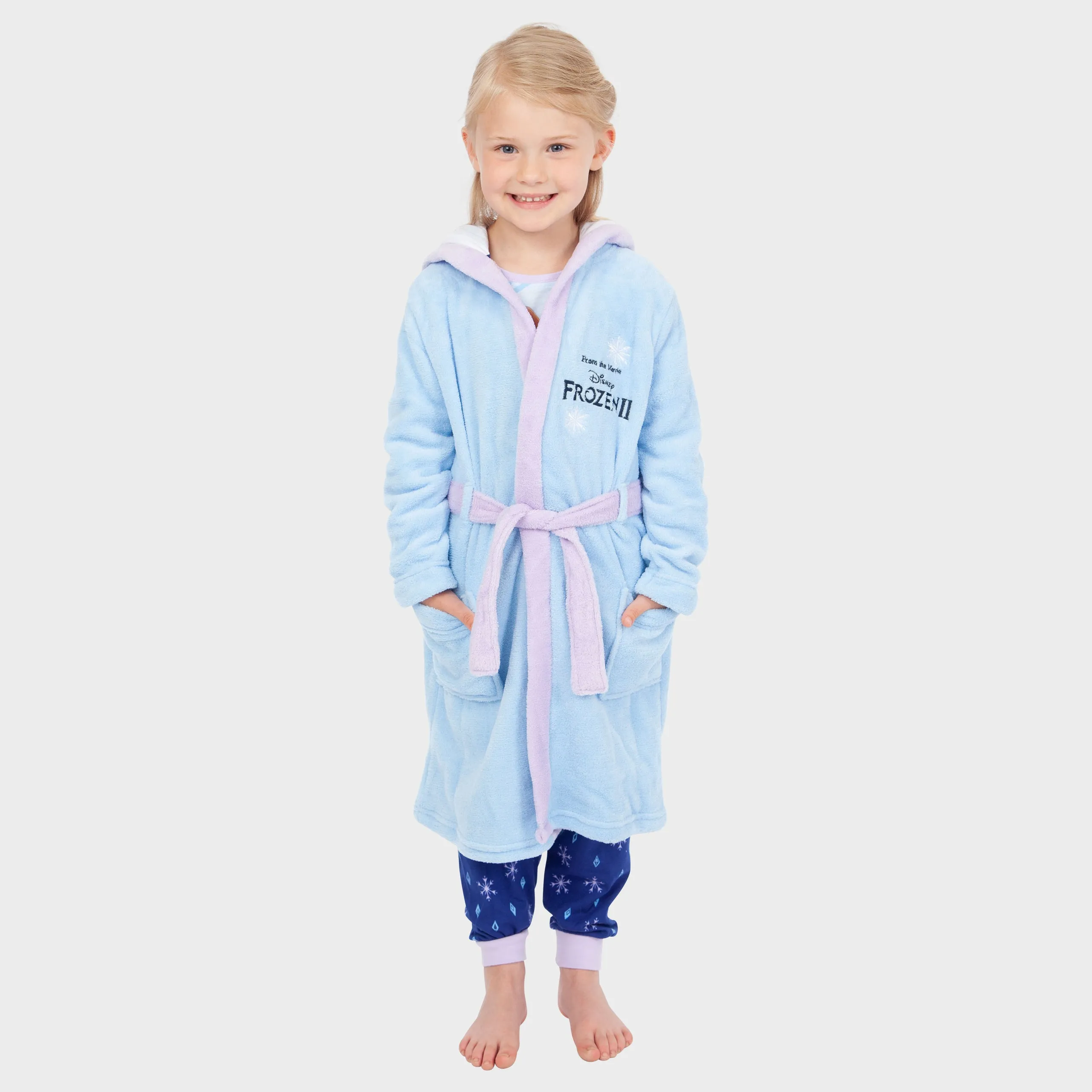 Disney Frozen Pyjamas And Dressing Gown Set