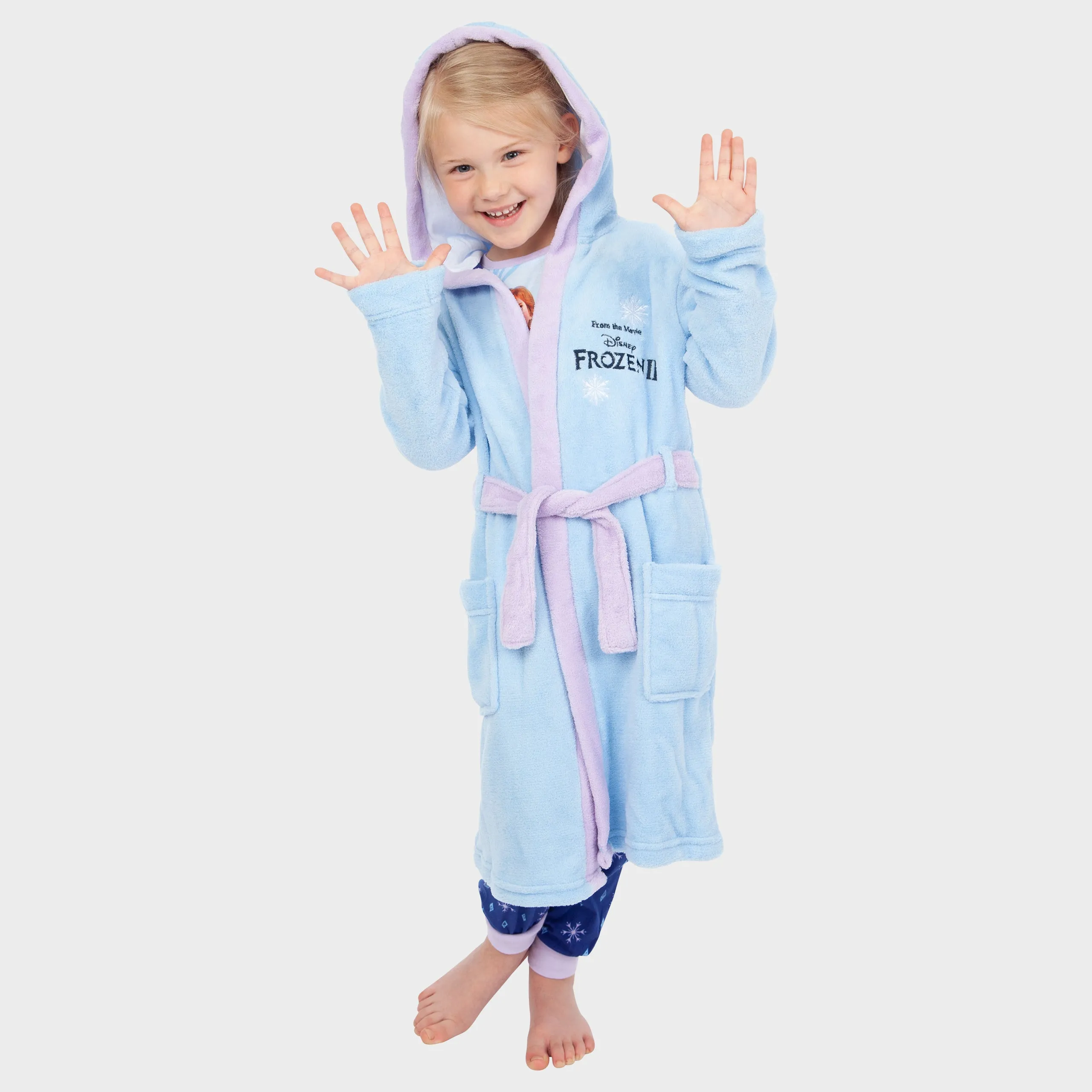 Disney Frozen Pyjamas And Dressing Gown Set