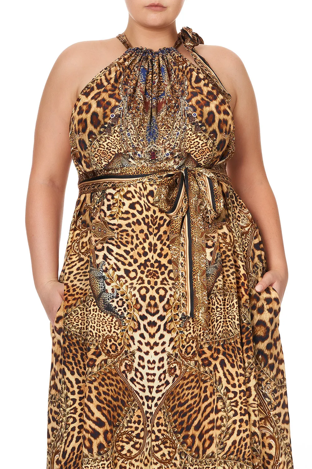 DRAWSTRING NECK JUMPSUIT LADY LODGE