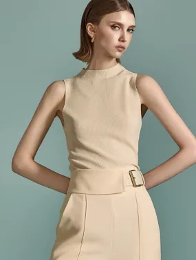 E3495 Turtleneck Sleeveless Knit