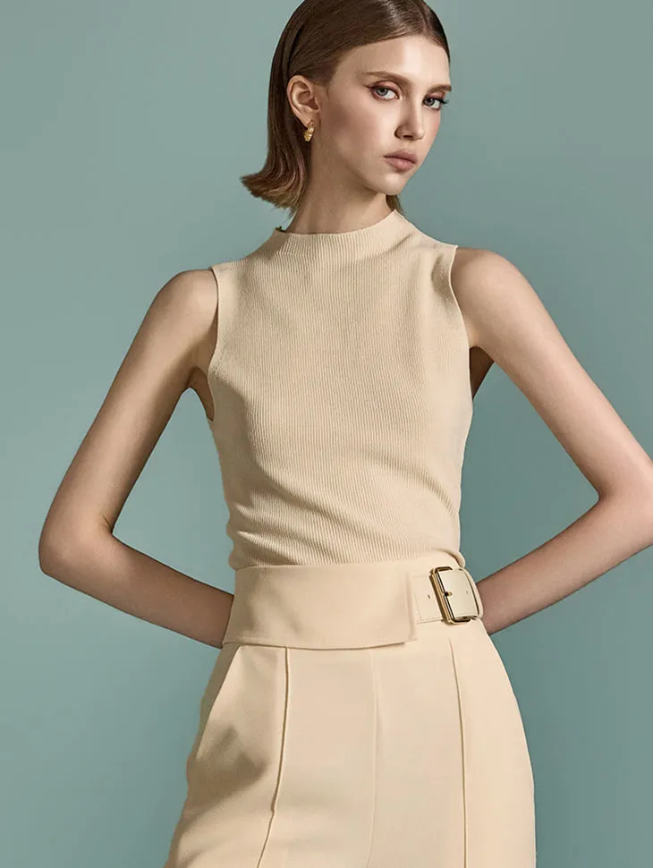 E3495 Turtleneck Sleeveless Knit