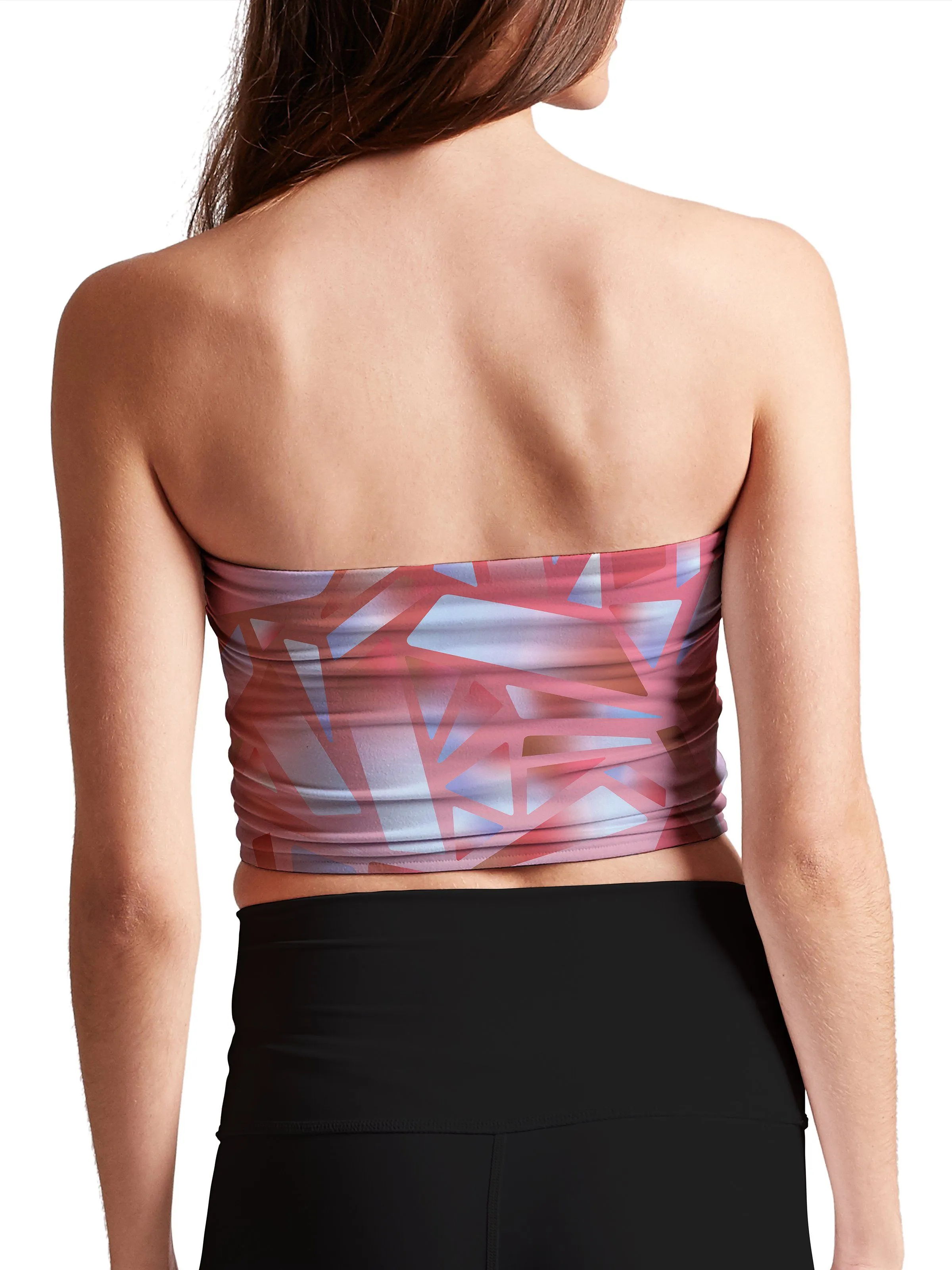 Electric Stained Glass (Red Ice) Tube Top