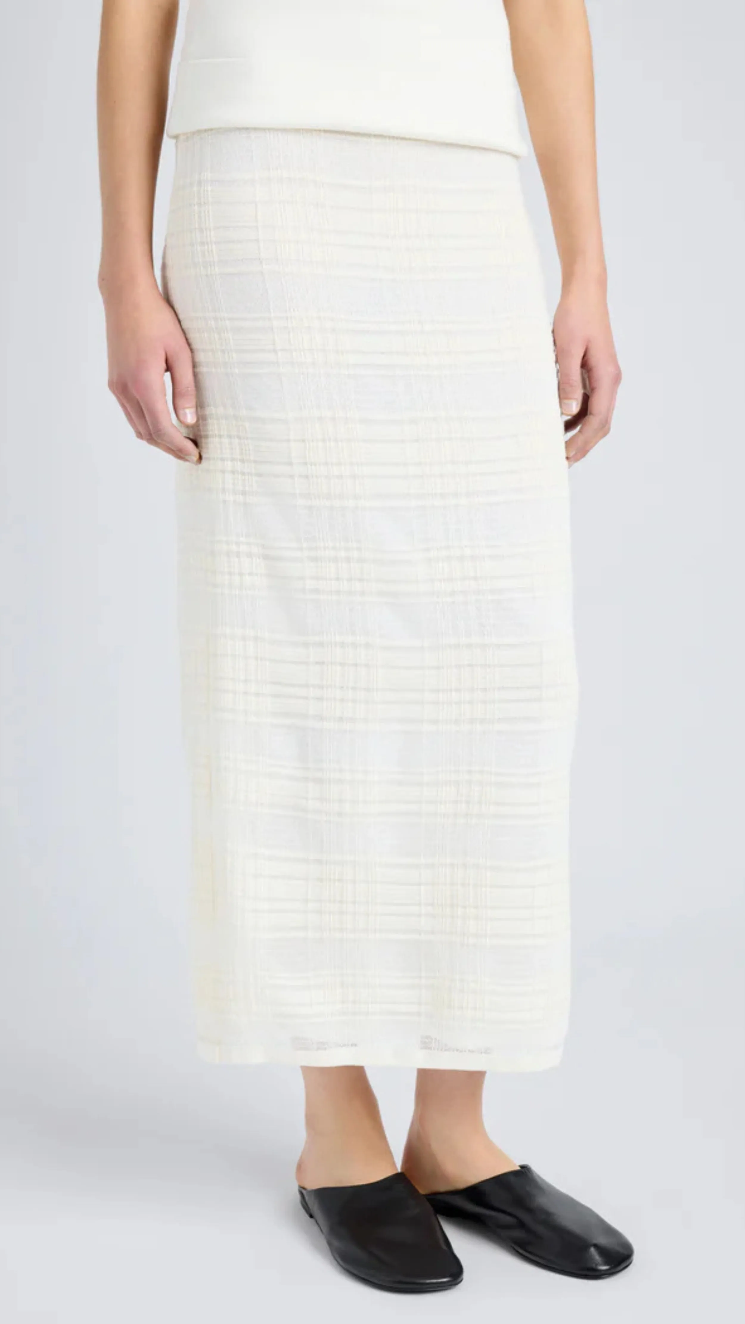 Elsa Skirt in Plaid Knits