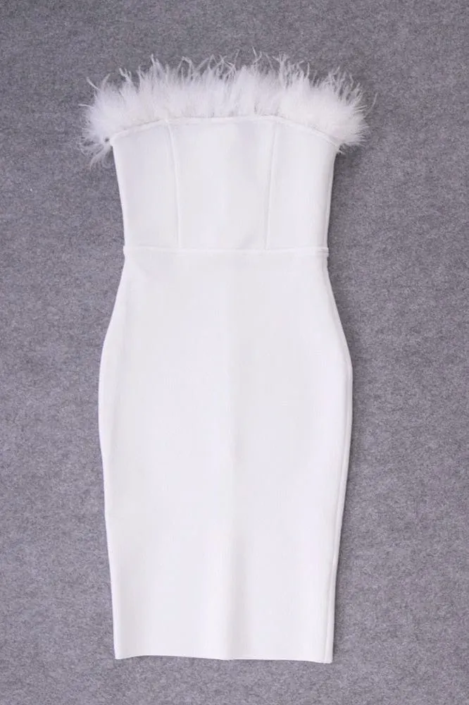Erin Bandage Dress - Hot Pink