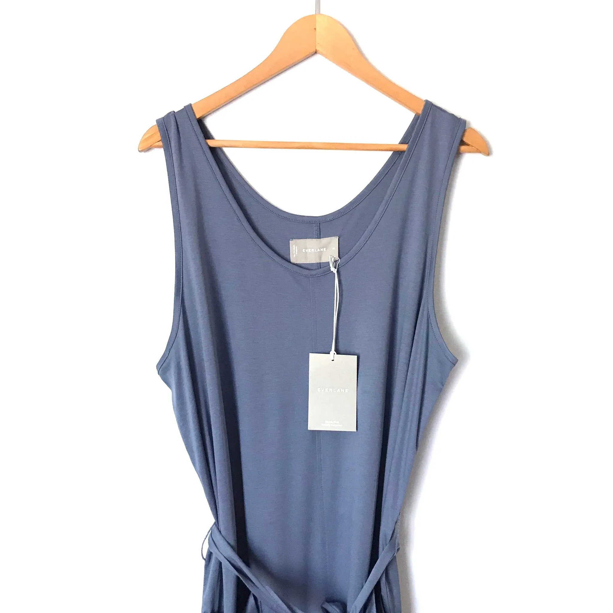 Everlane Dusty Blue Tank Jumpsuit NWT- Size XL