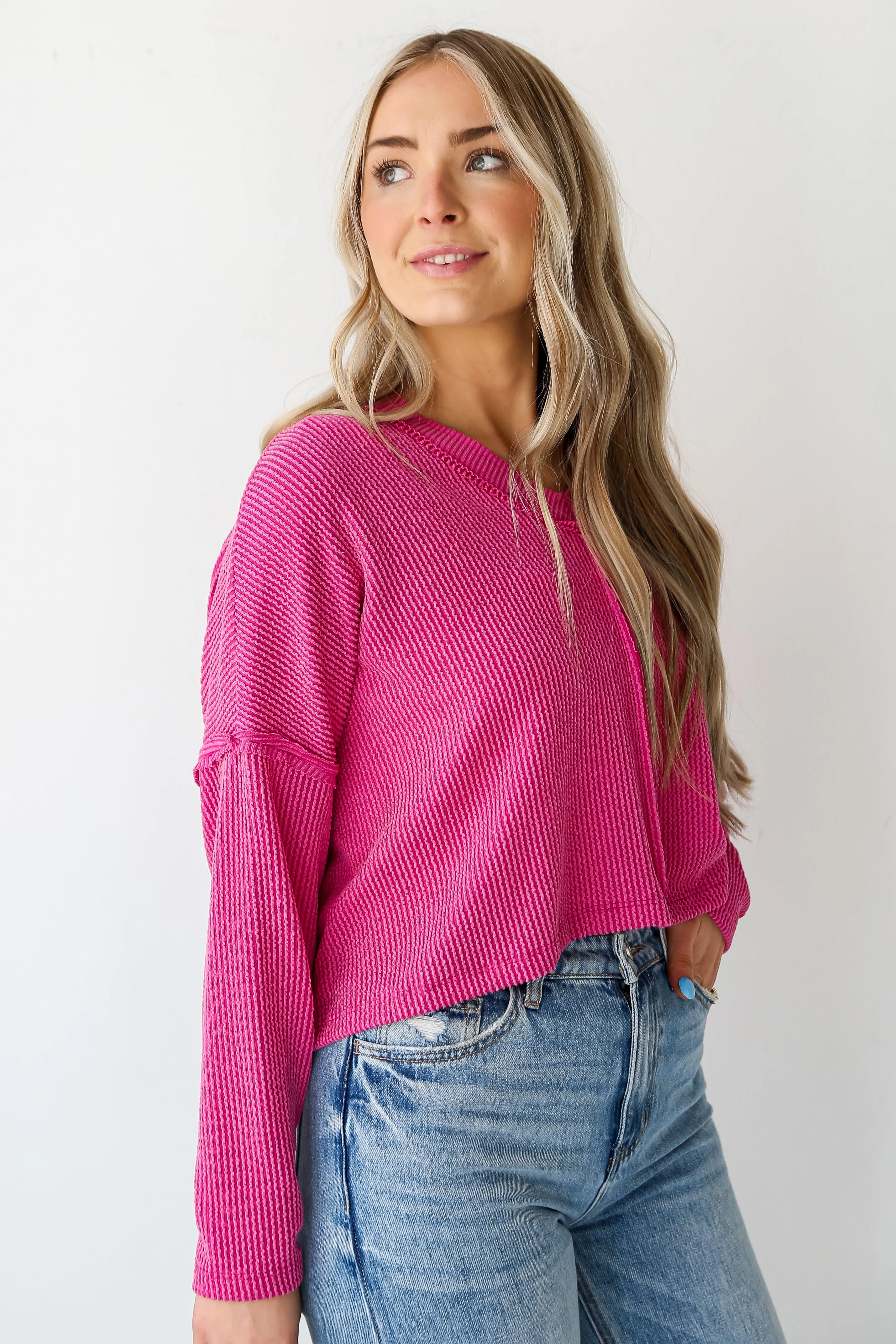 FINAL SALE - Ashton Corded Top - DU DEAL